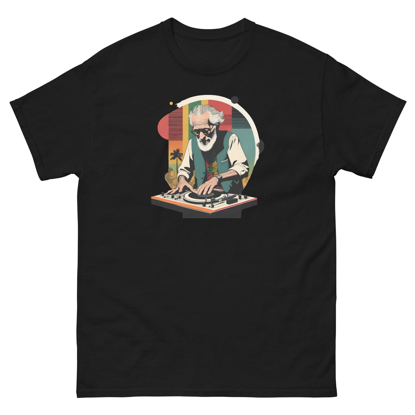 Dub-Scientist-reggae-t-shirt-black-front