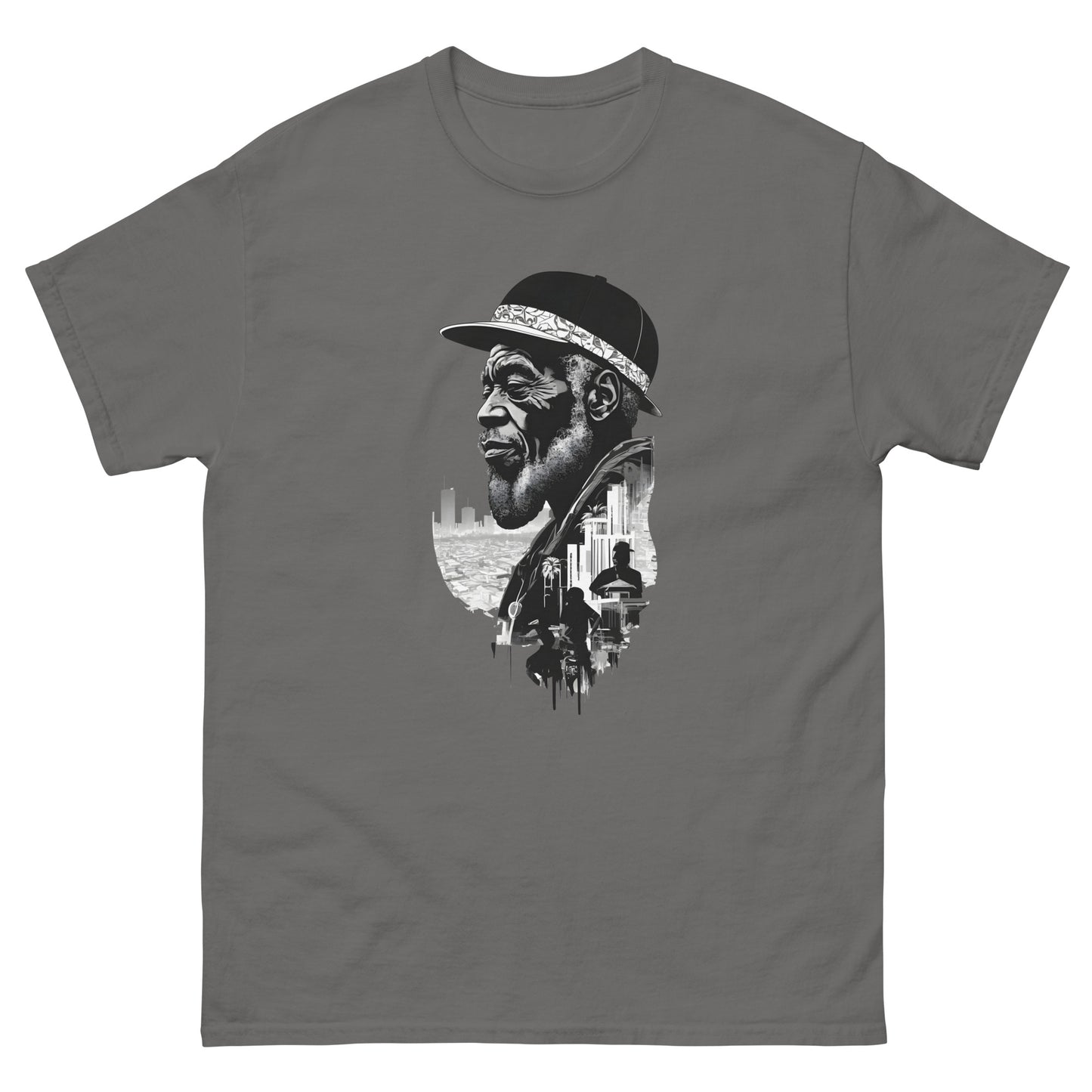 Dub-from-the-past-reggae-t-shirt-charcoal