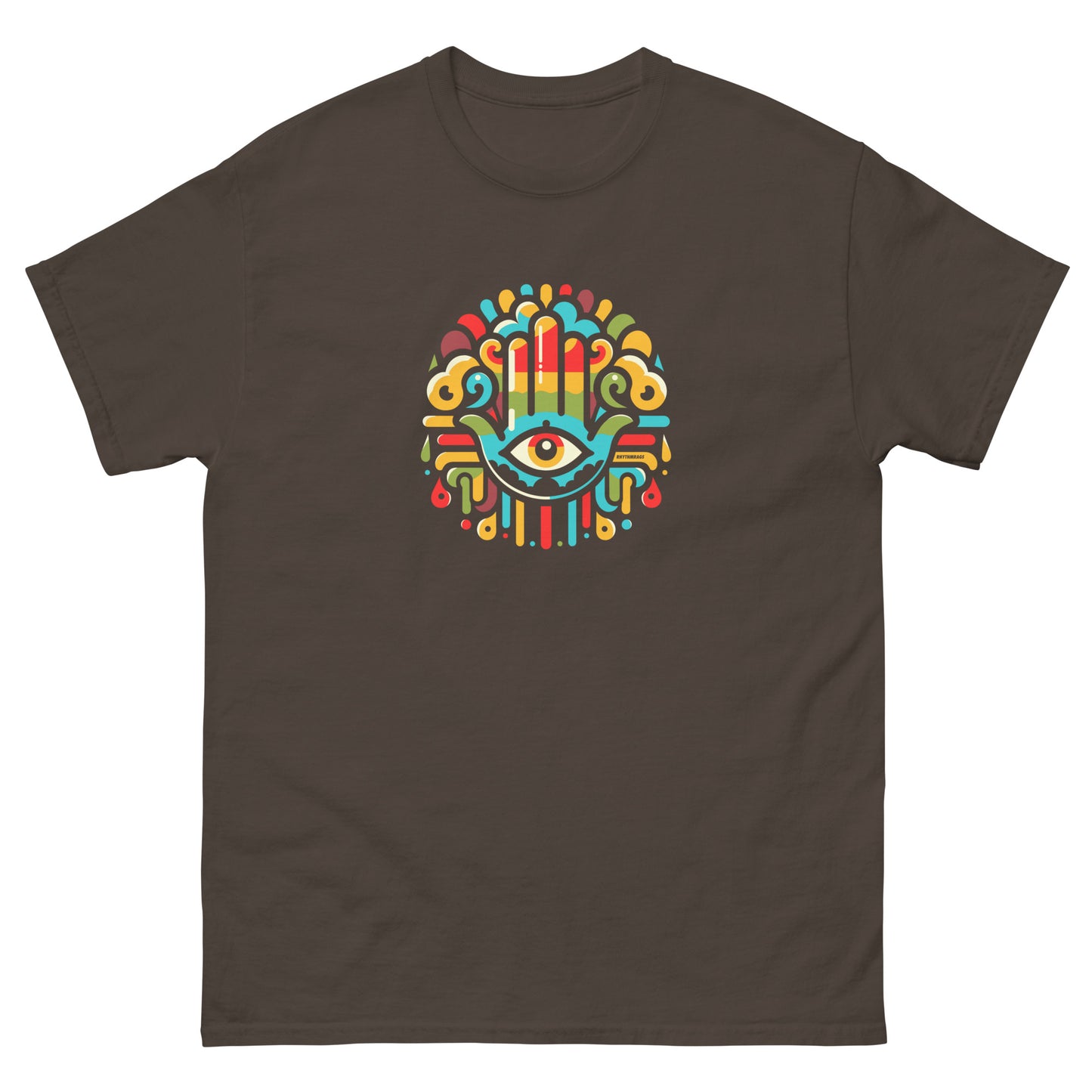 Hand-of-mary-reggae-t-shirt-dark-chocolate