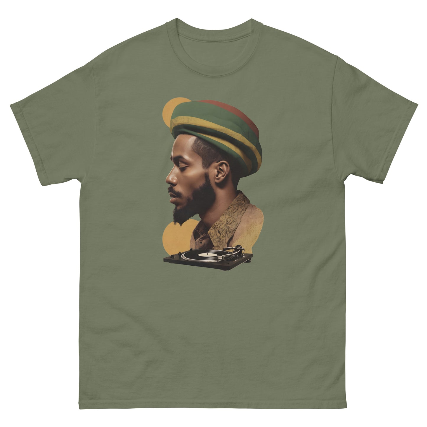 Kingston-kulture-reggae-t-shirt-military-green