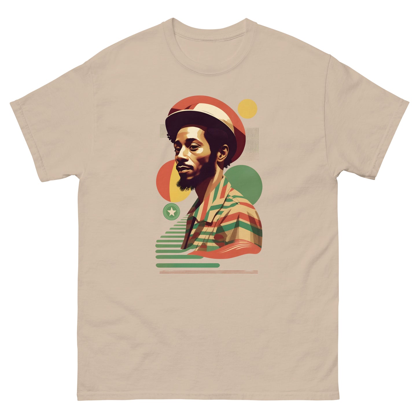 Reggae-retro-reggae-t-shirt-sand