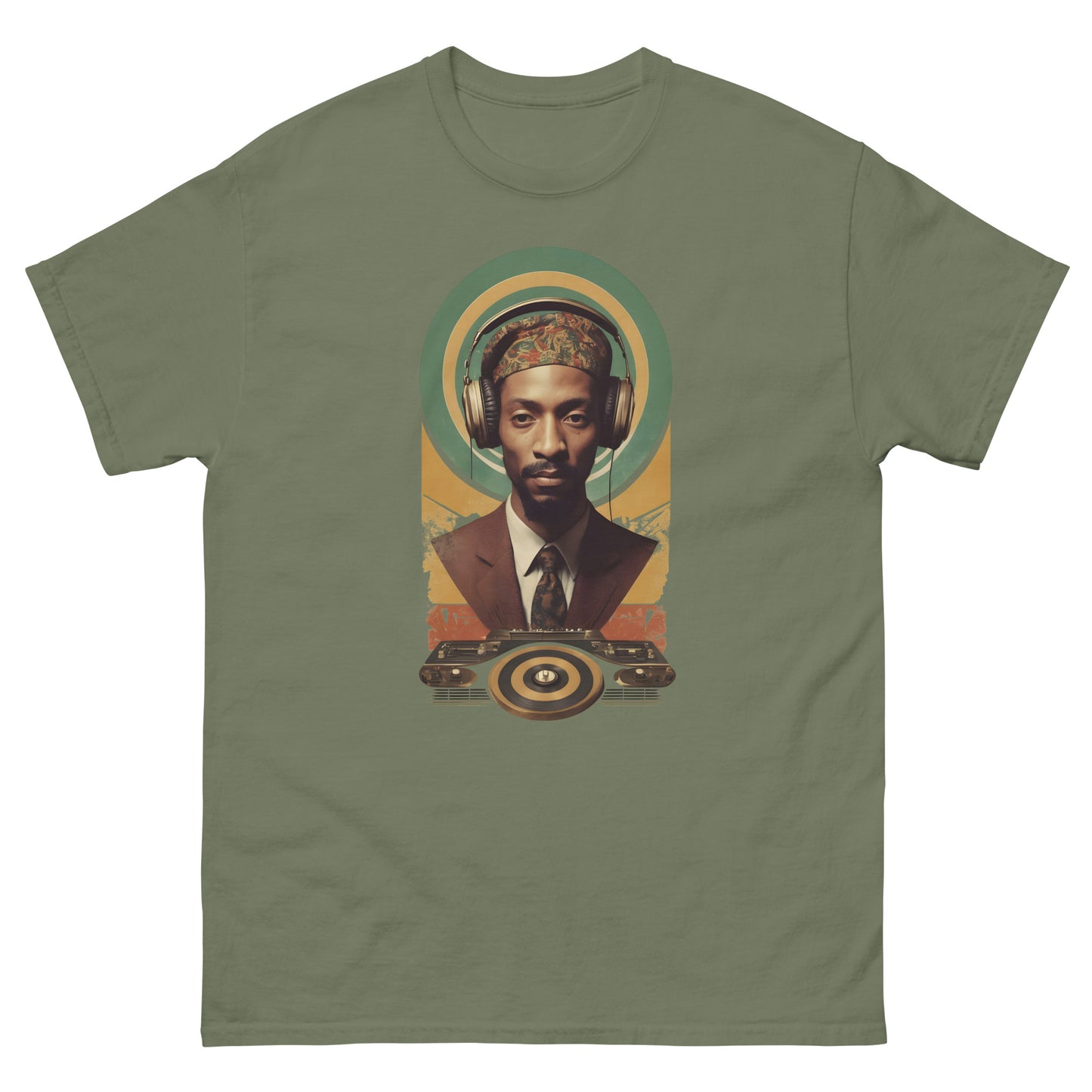 Reggearation-reggae-t-shirt-military-green