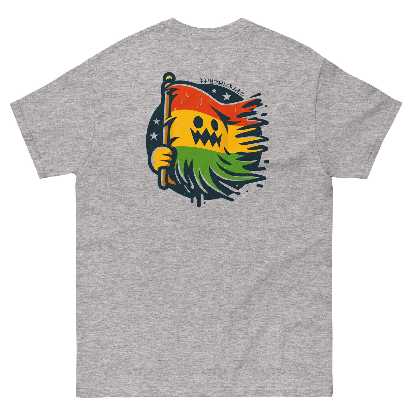 Riddim-survivor-reggae-t-shirt-back-sport-grey