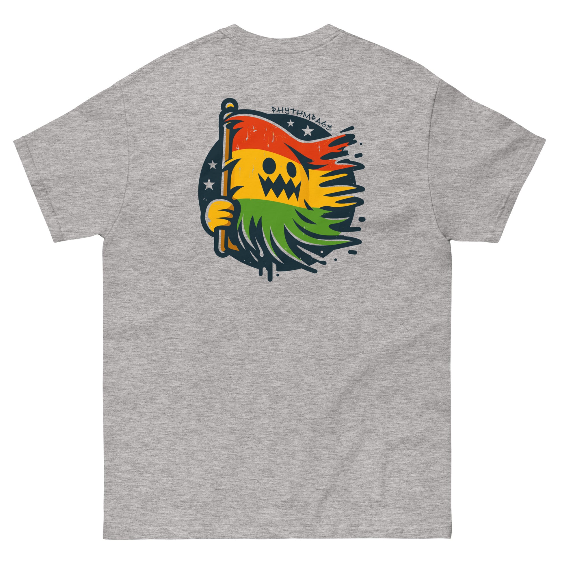 Riddim-survivor-reggae-t-shirt-back-sport-grey