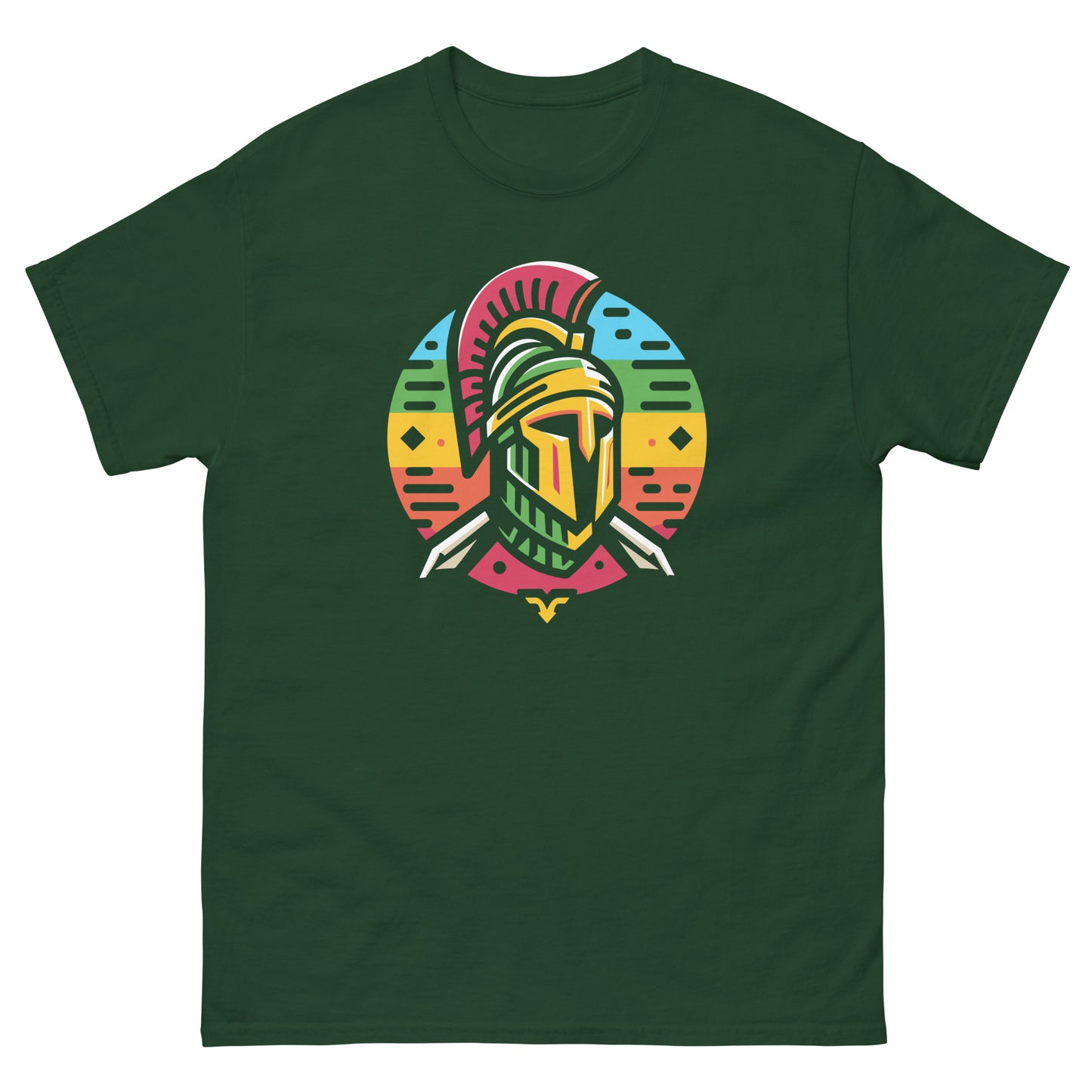 Trojan-records-reggae-t-shirt-forest-green