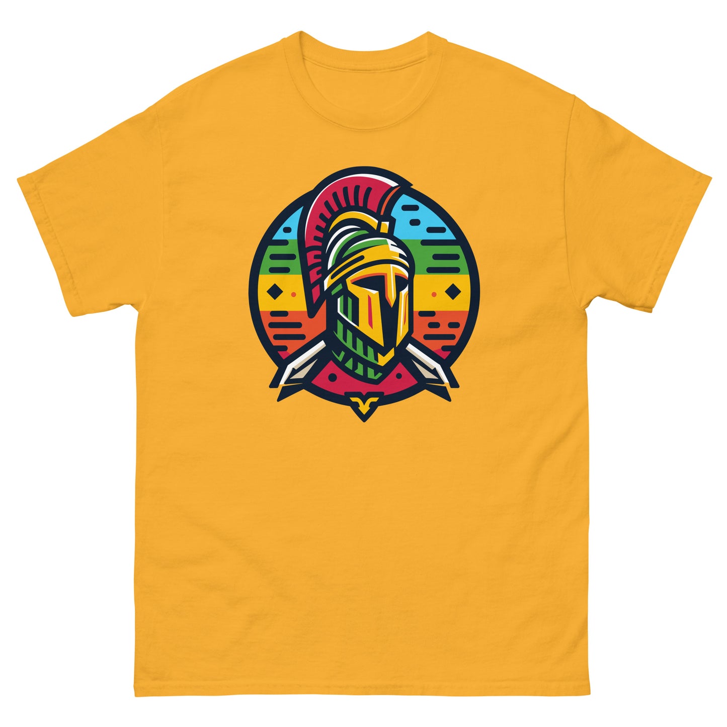 Trojan-records-reggae-t-shirt-gold