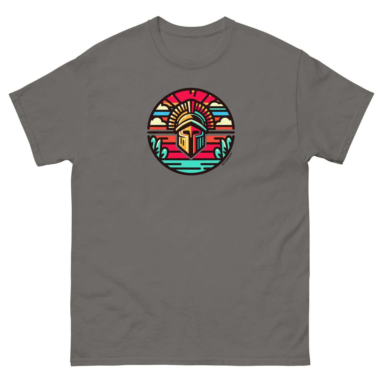 Trojan-reggae-t-shirt-charcoal-front