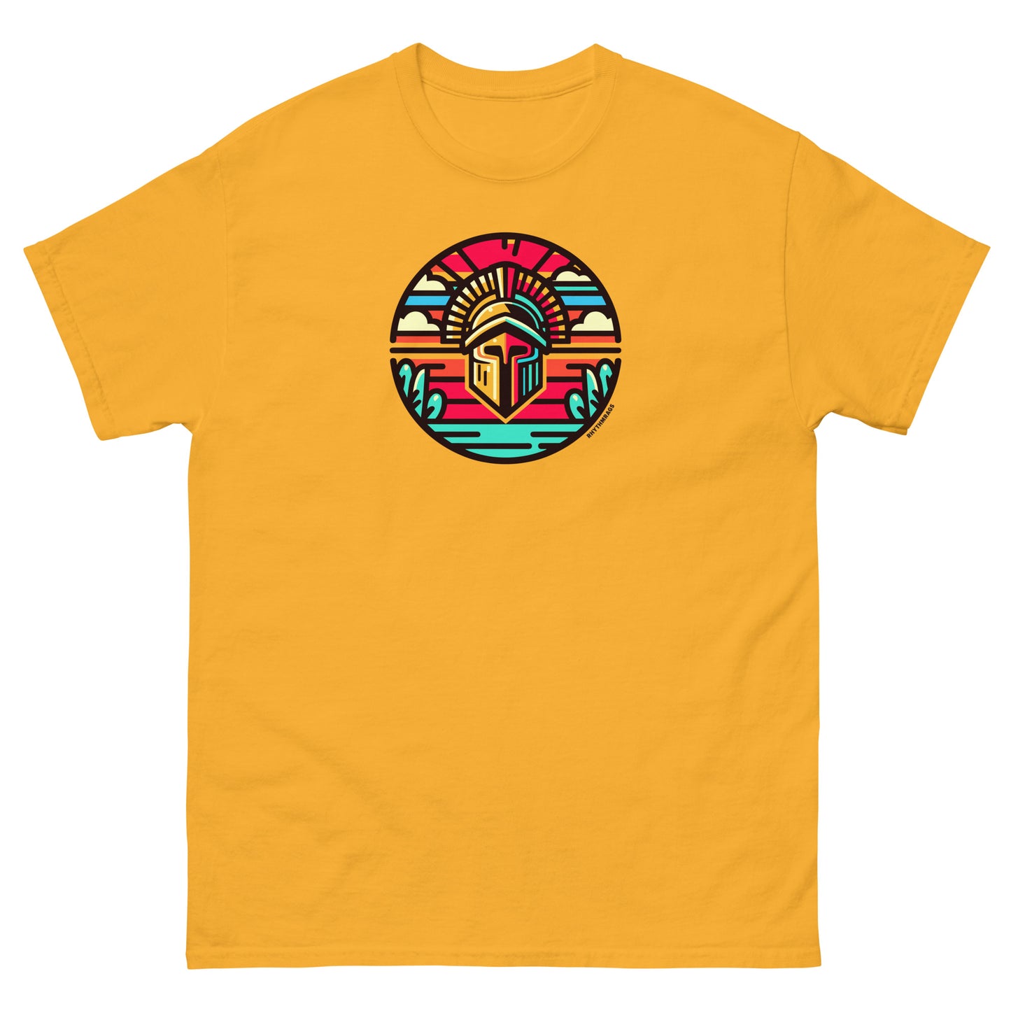 Trojan-reggae-t-shirt-gold-front