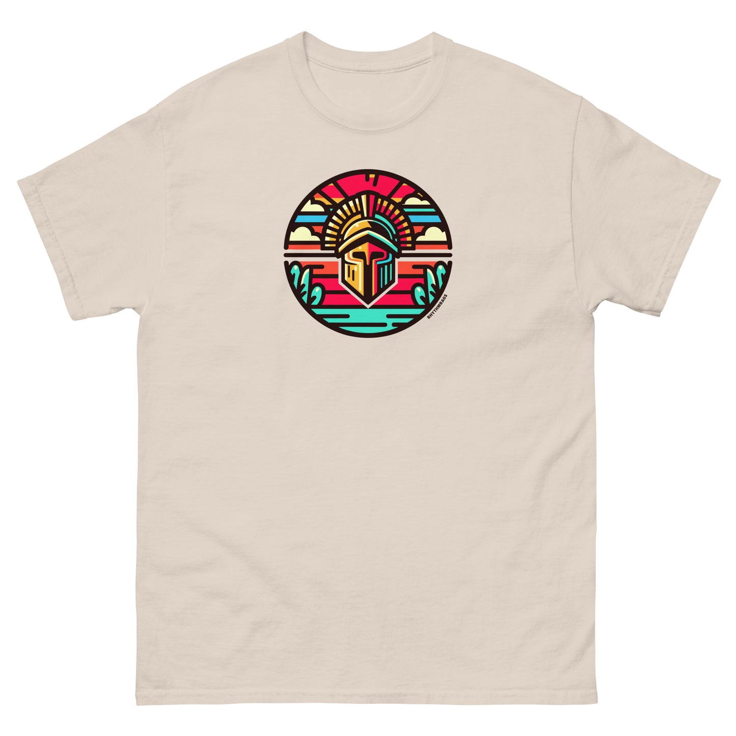 Trojan-reggae-t-shirt-natural-front