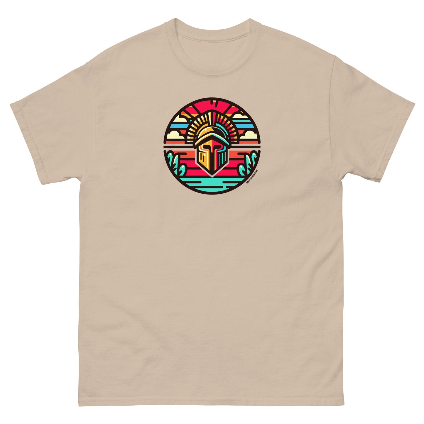 Trojan-reggae-t-shirt-sand-front