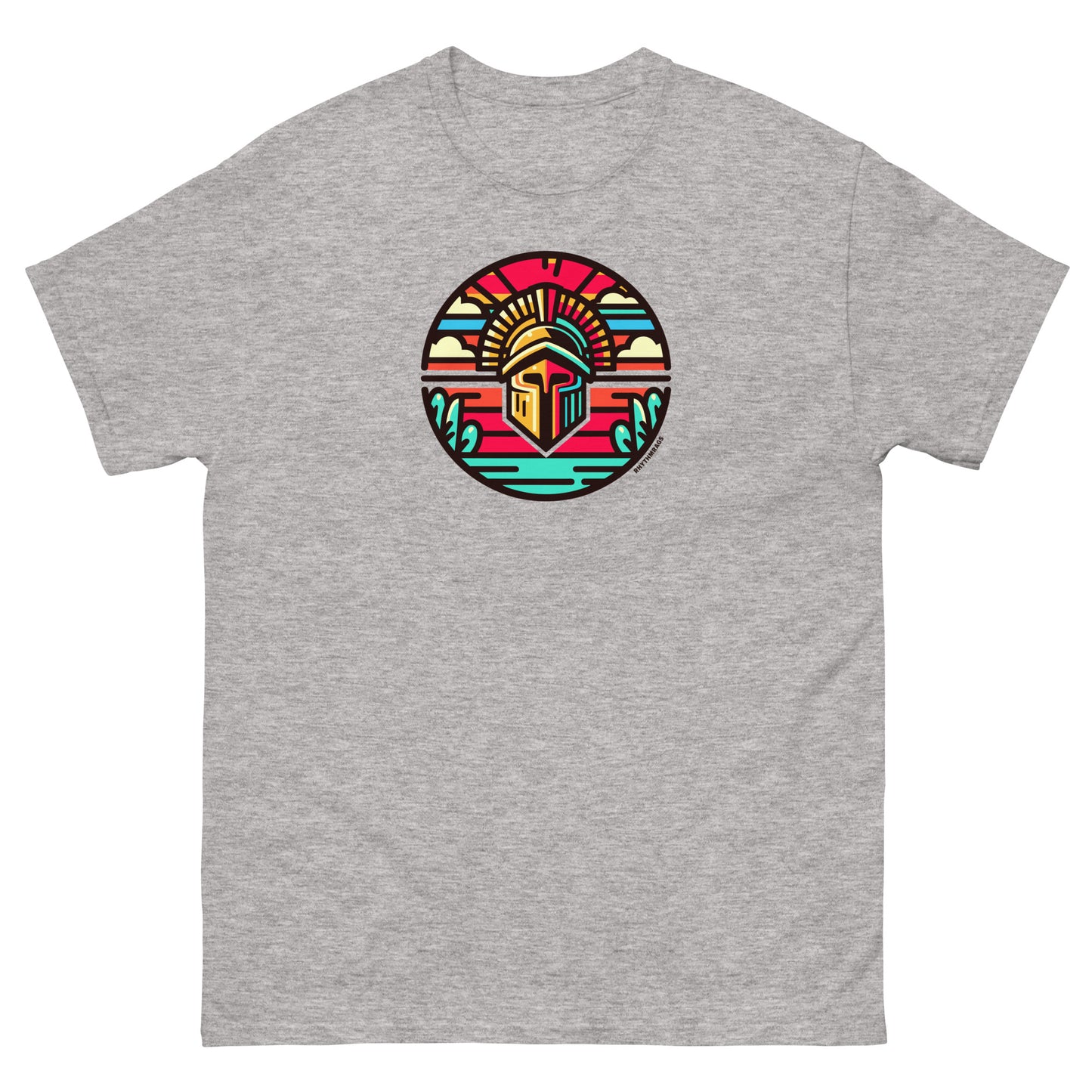Trojan-reggae-t-shirt-sport-grey-front