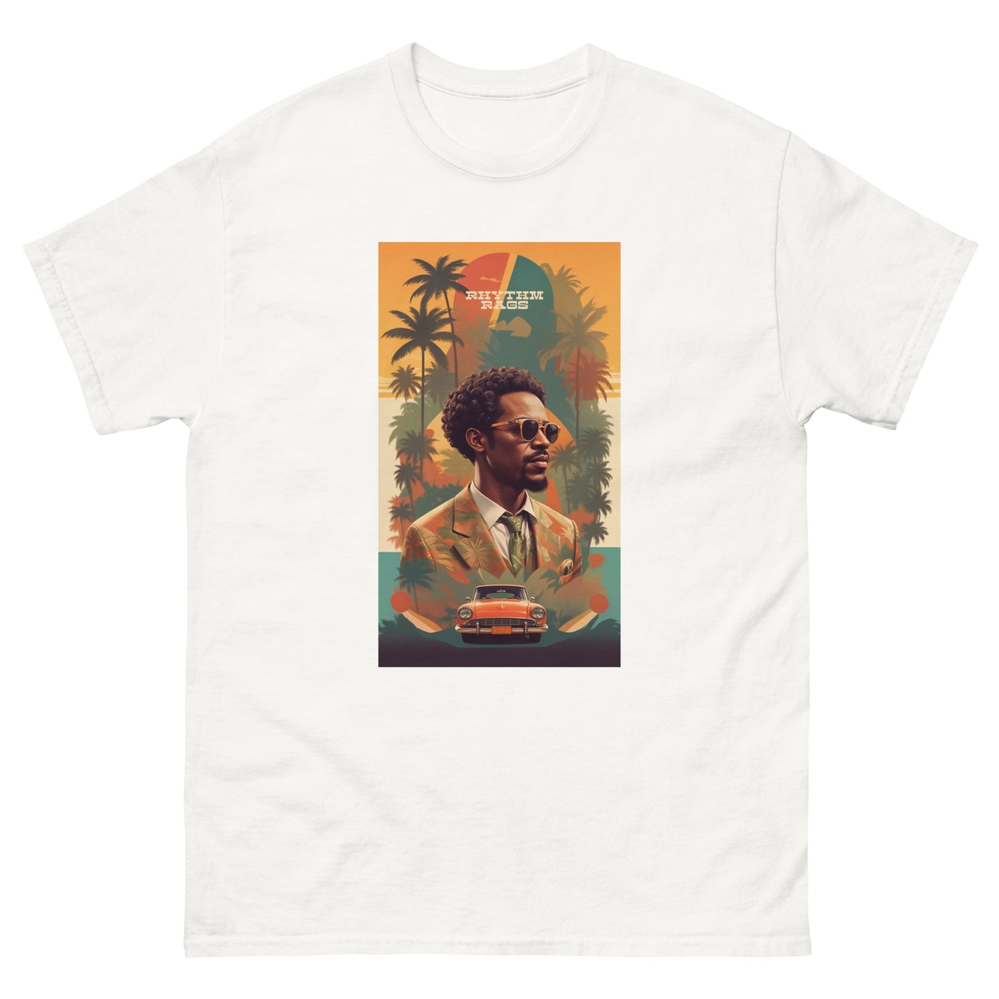 Tropical-rhythm-reggae-t-shirt-white