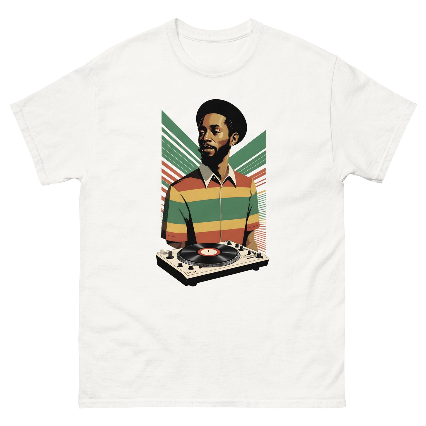 Vintage-groove-reggae-t-shirt-white