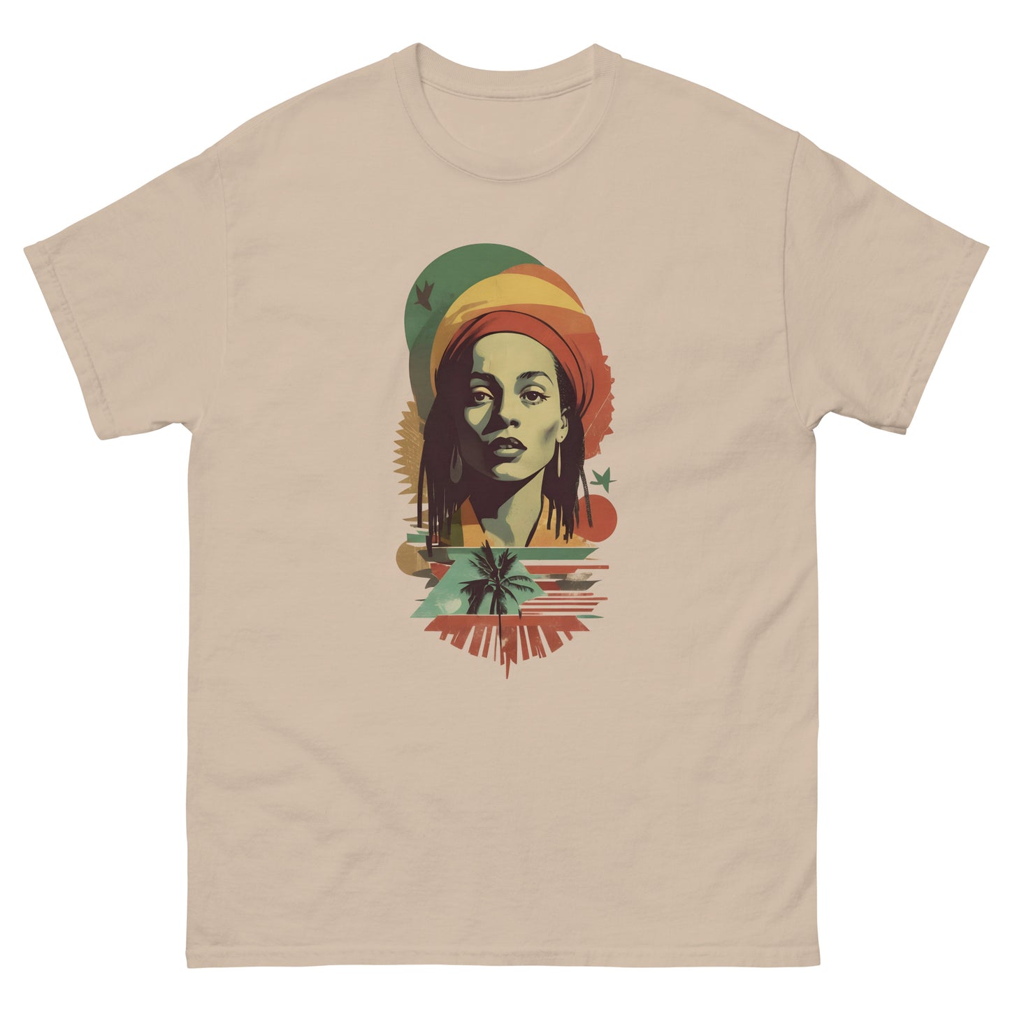 Women-of-reggae-reggae-t-shirt-sand