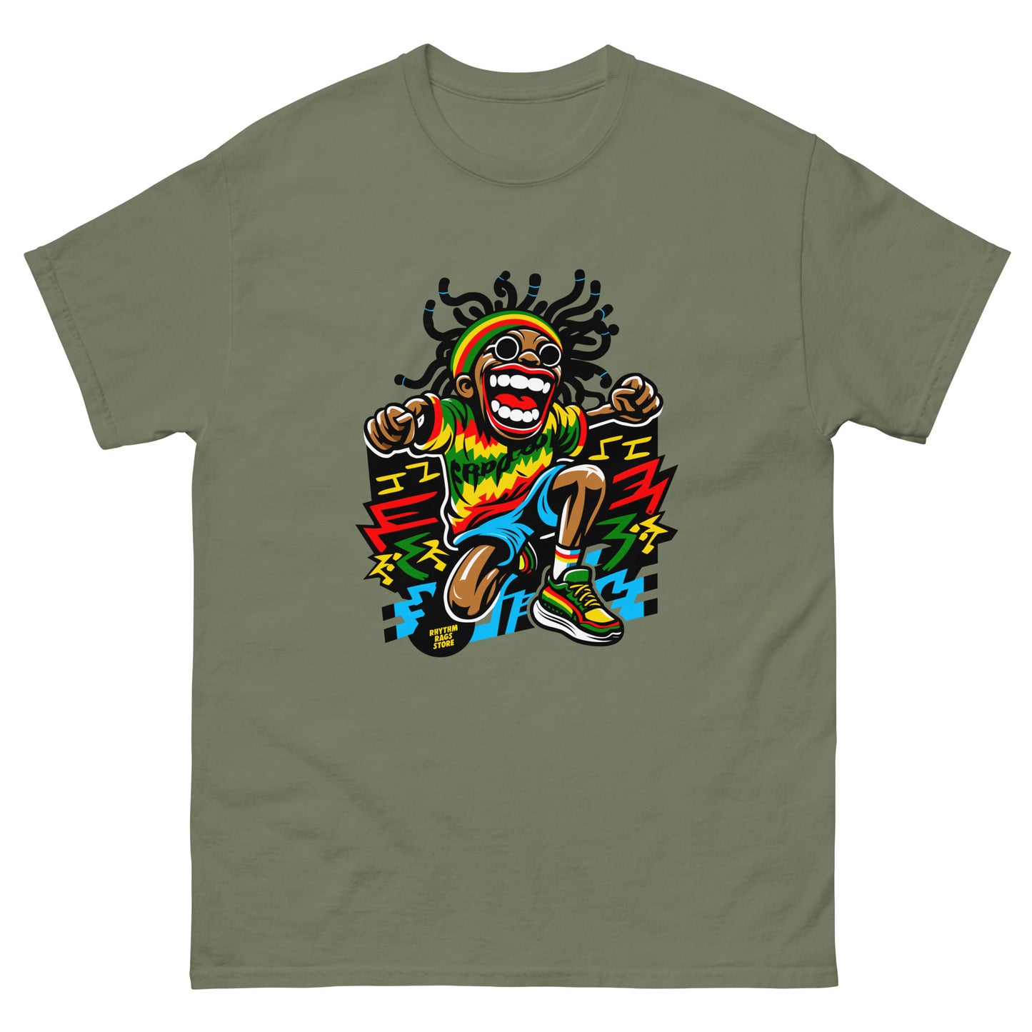 crazy-rasta-reggae-t-shirt-military-green