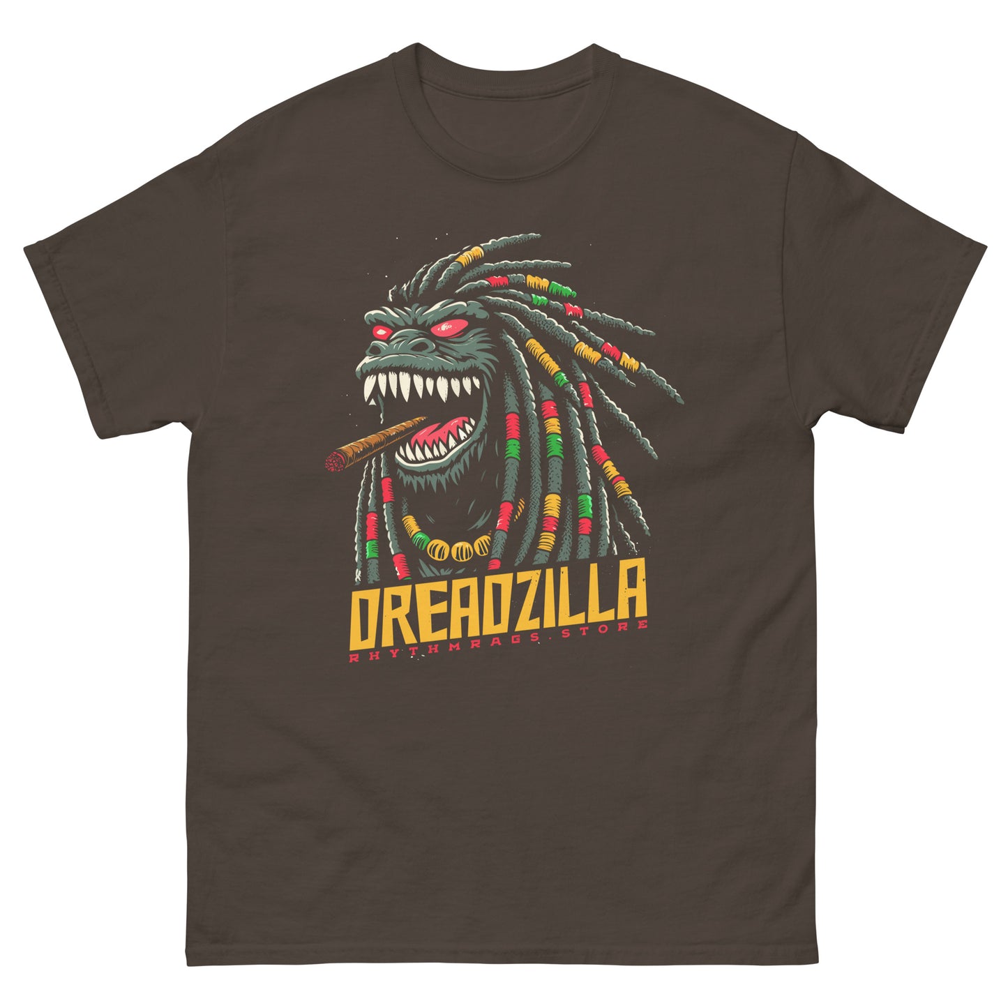 dreadzilla-reggae-t-shirt-dark-chocolate