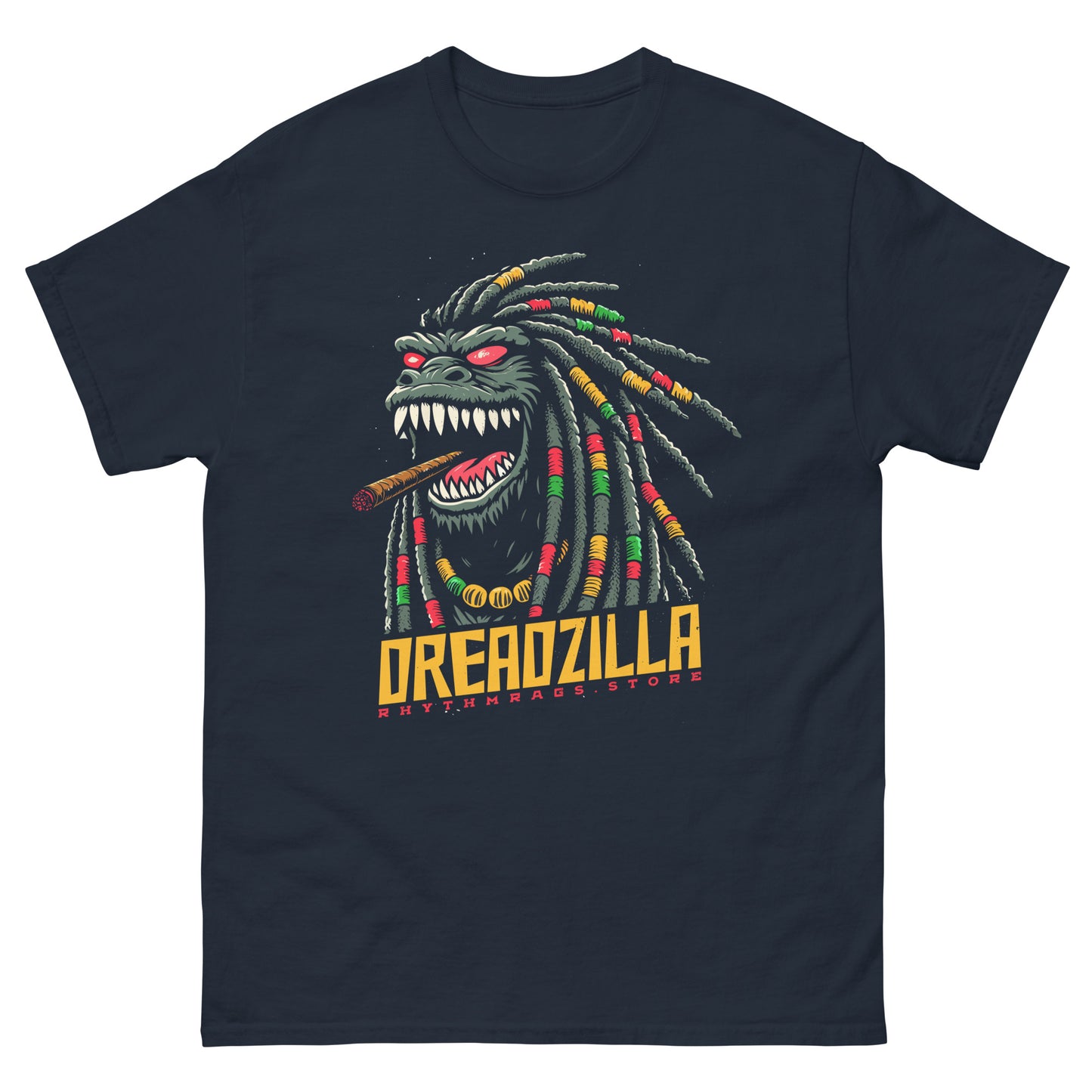 dreadzilla-reggae-t-shirt-navy