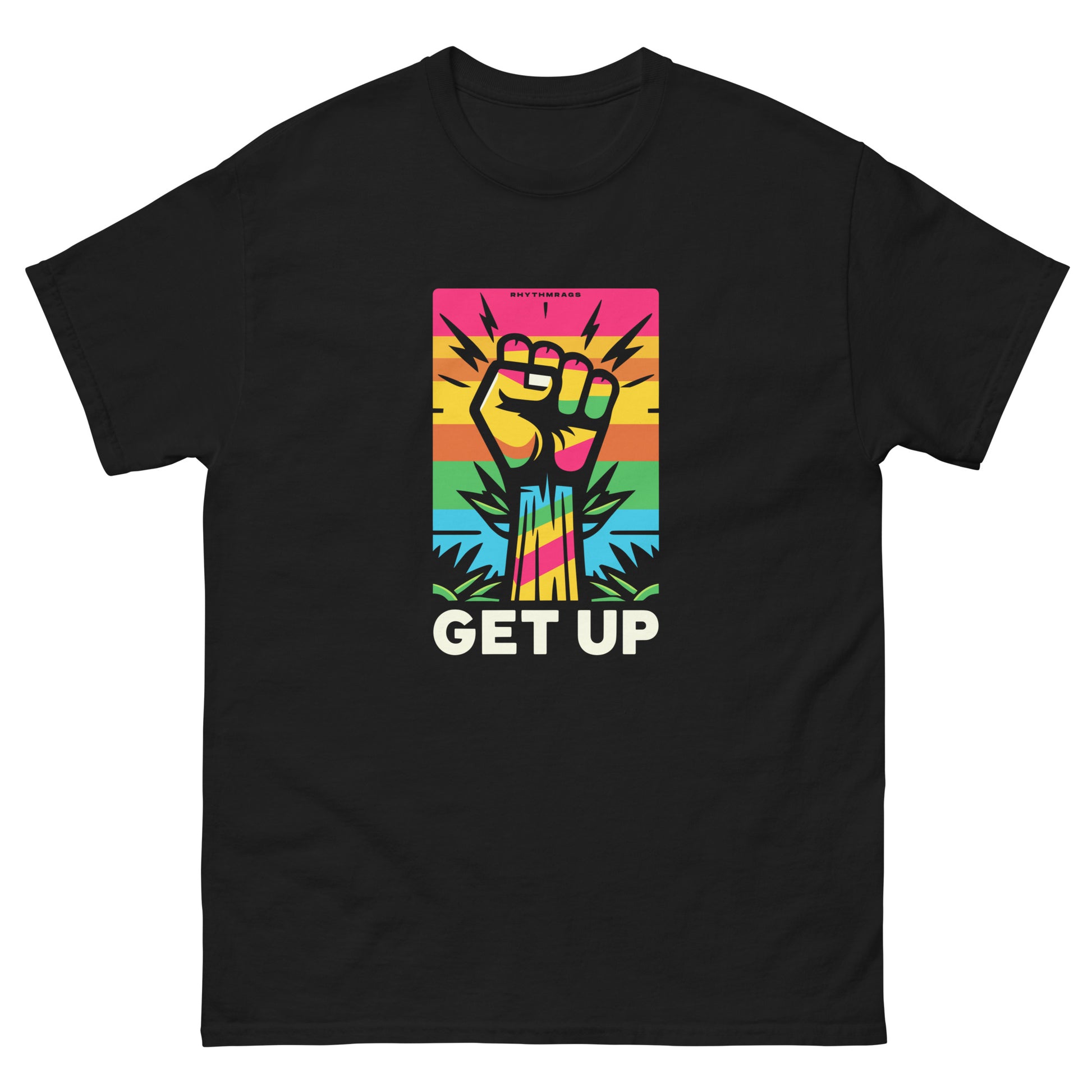 get-up-reggae-t-shirt-black