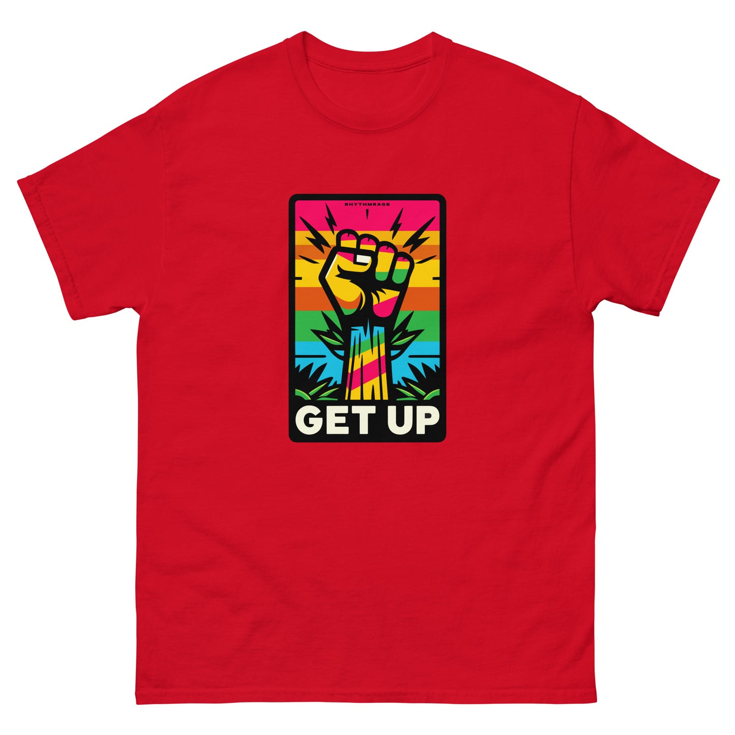 get-up-reggae-t-shirt-red