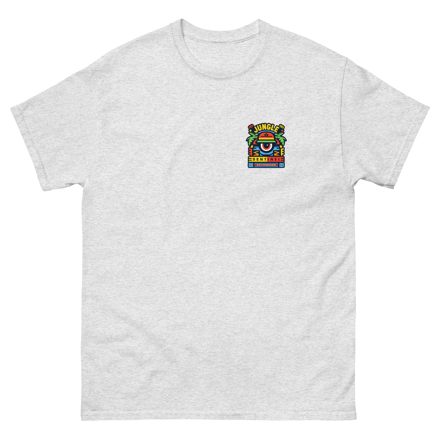 jungle-sentinel-reggae-t-shirt-ash-front