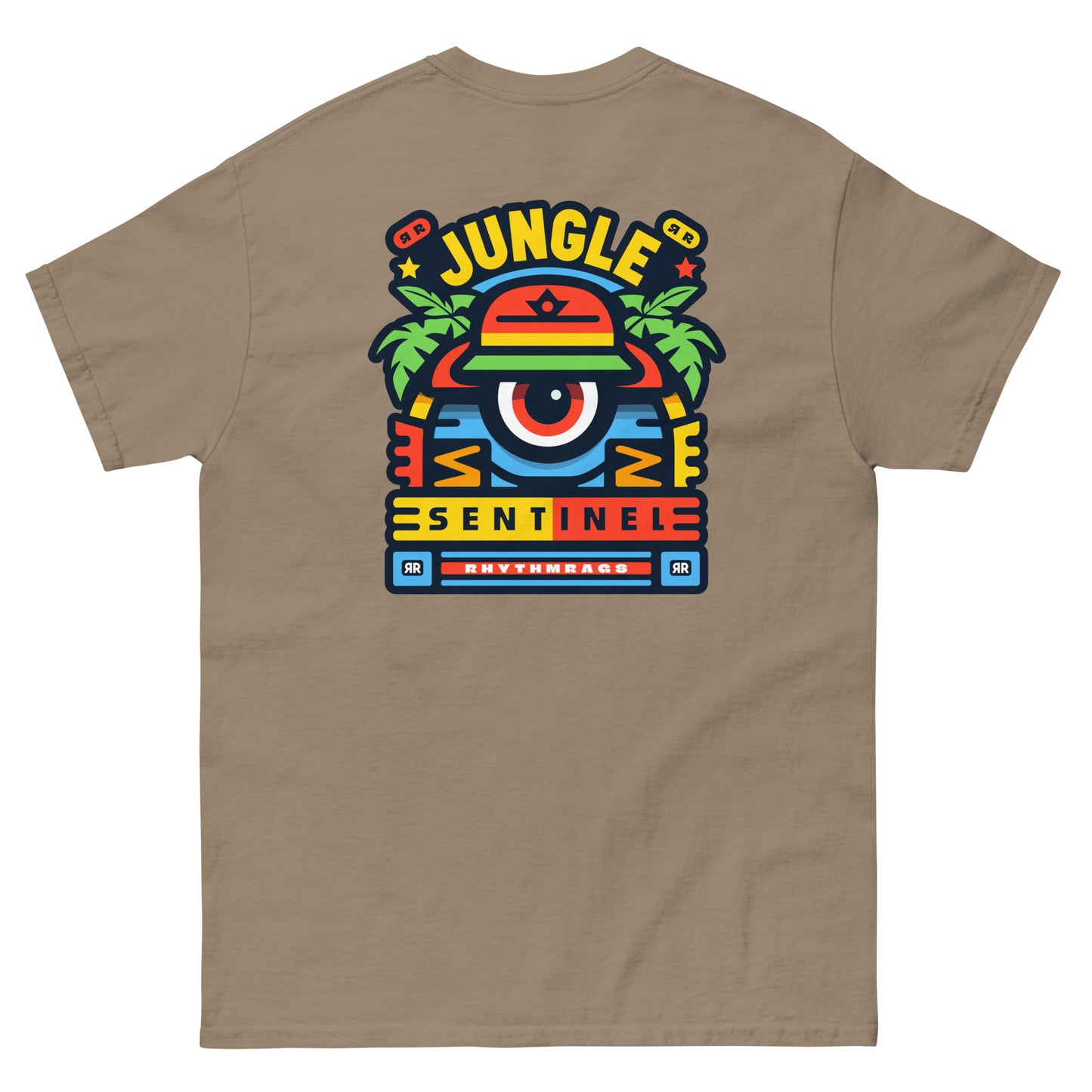 jungle-sentinel-reggae-t-shirt-brown-savana-back