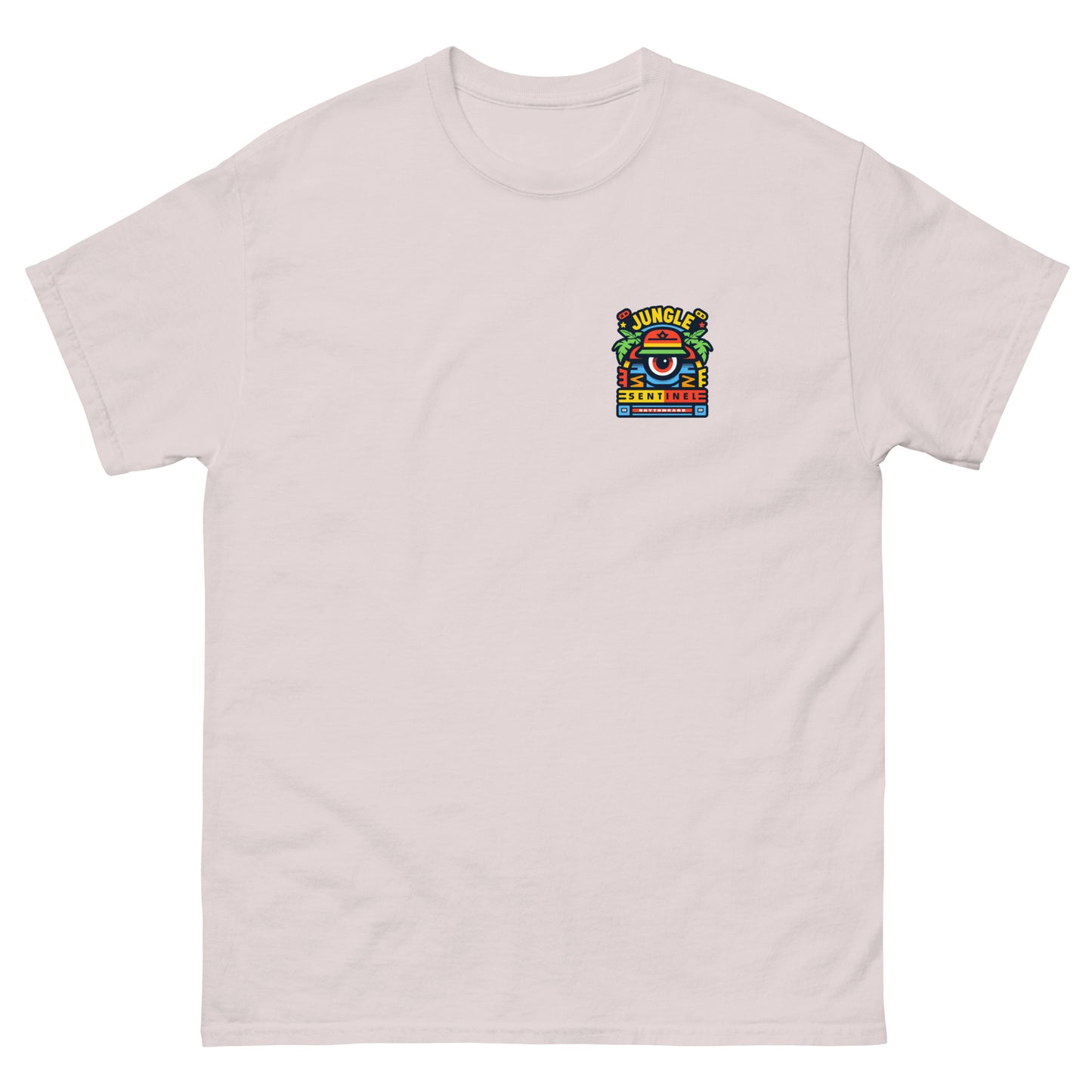 jungle-sentinel-reggae-t-shirt-ice-grey-front