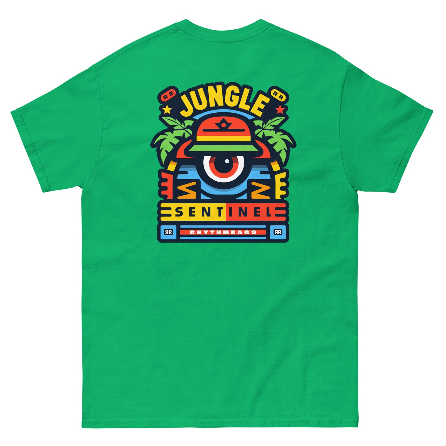 jungle-sentinel-reggae-t-shirt-irish-green-back