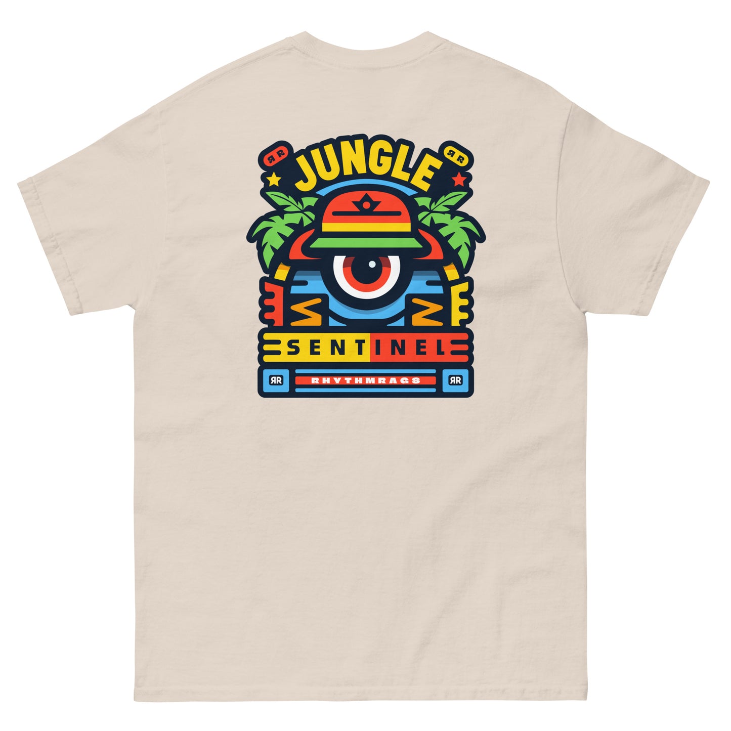 jungle-sentinel-reggae-t-shirt-natural-back