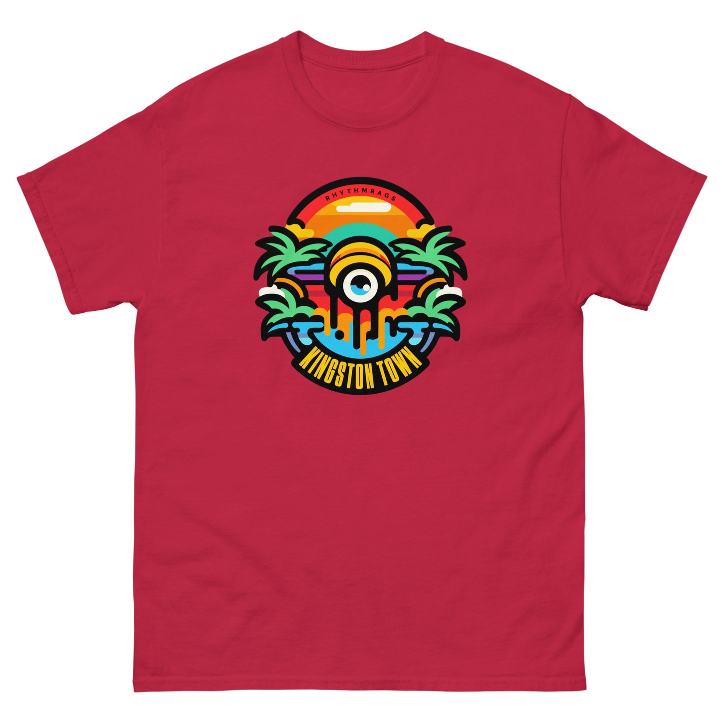 kingston-town-reggae-t-shirt-cardinal