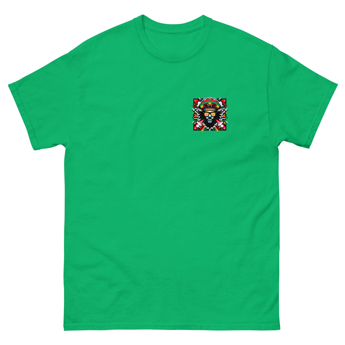 mystic-man-reggae-t-shirt-irish-green-front