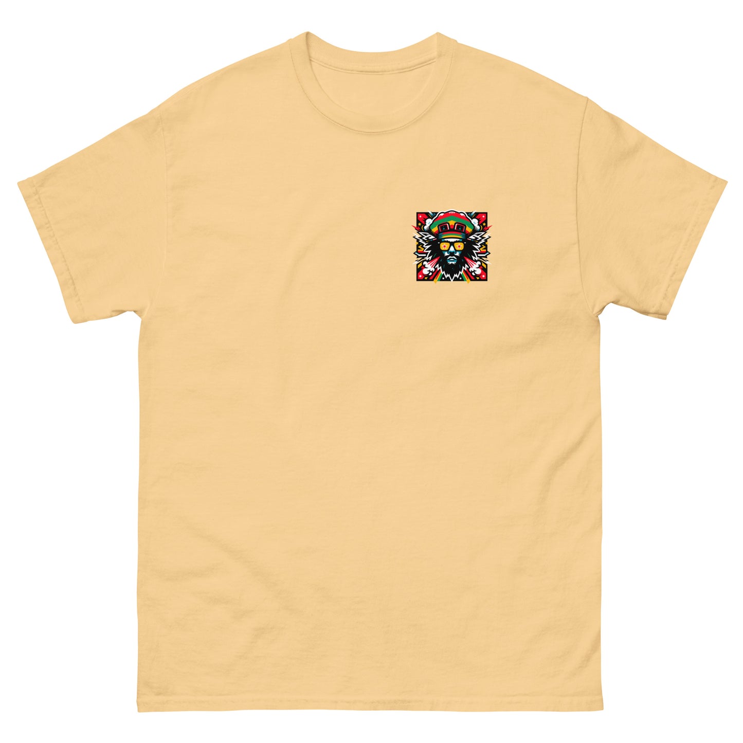 mystic-man-reggae-t-shirt-yellow-haze-front