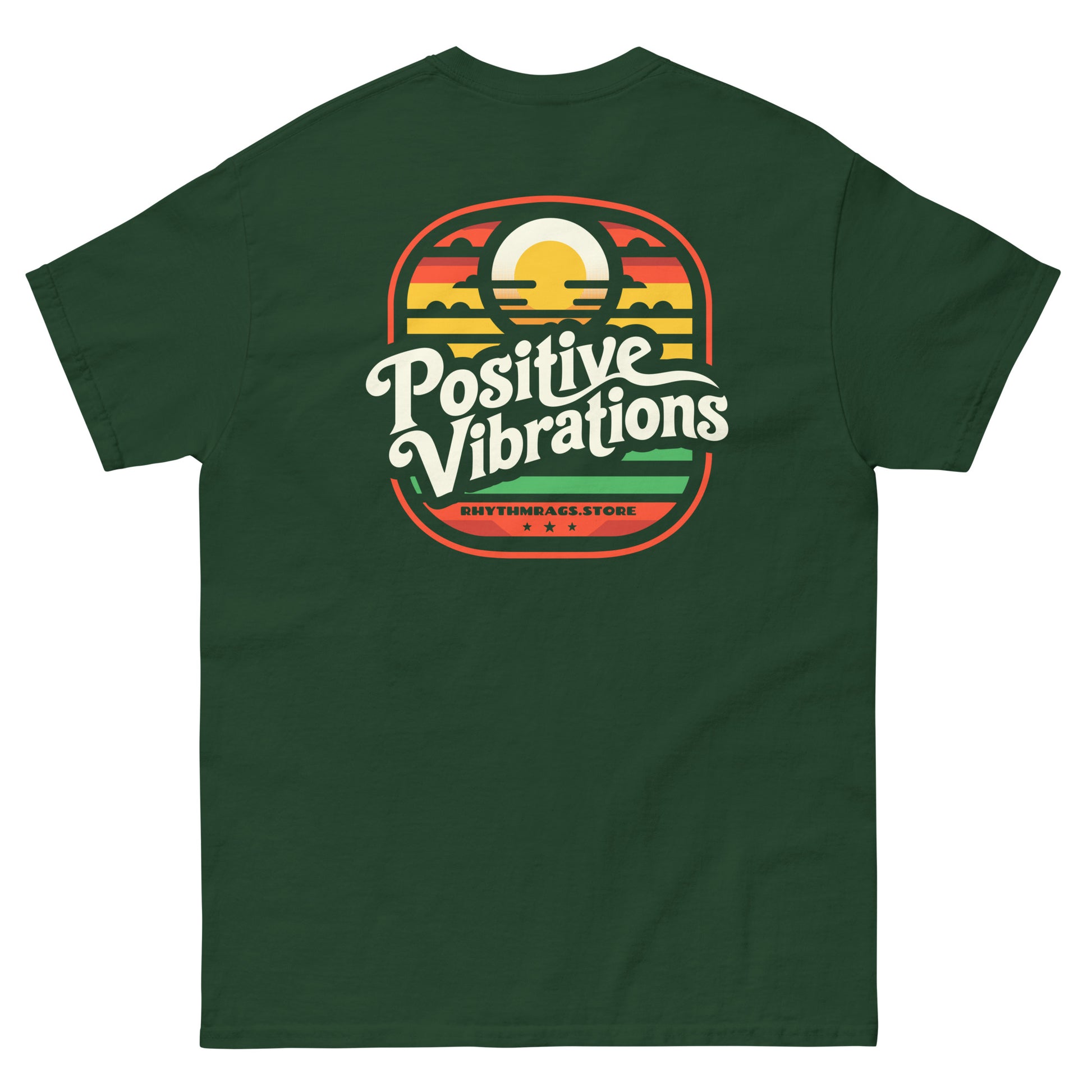 positive-vibrations-reggae-t-shirt-forest-green-back