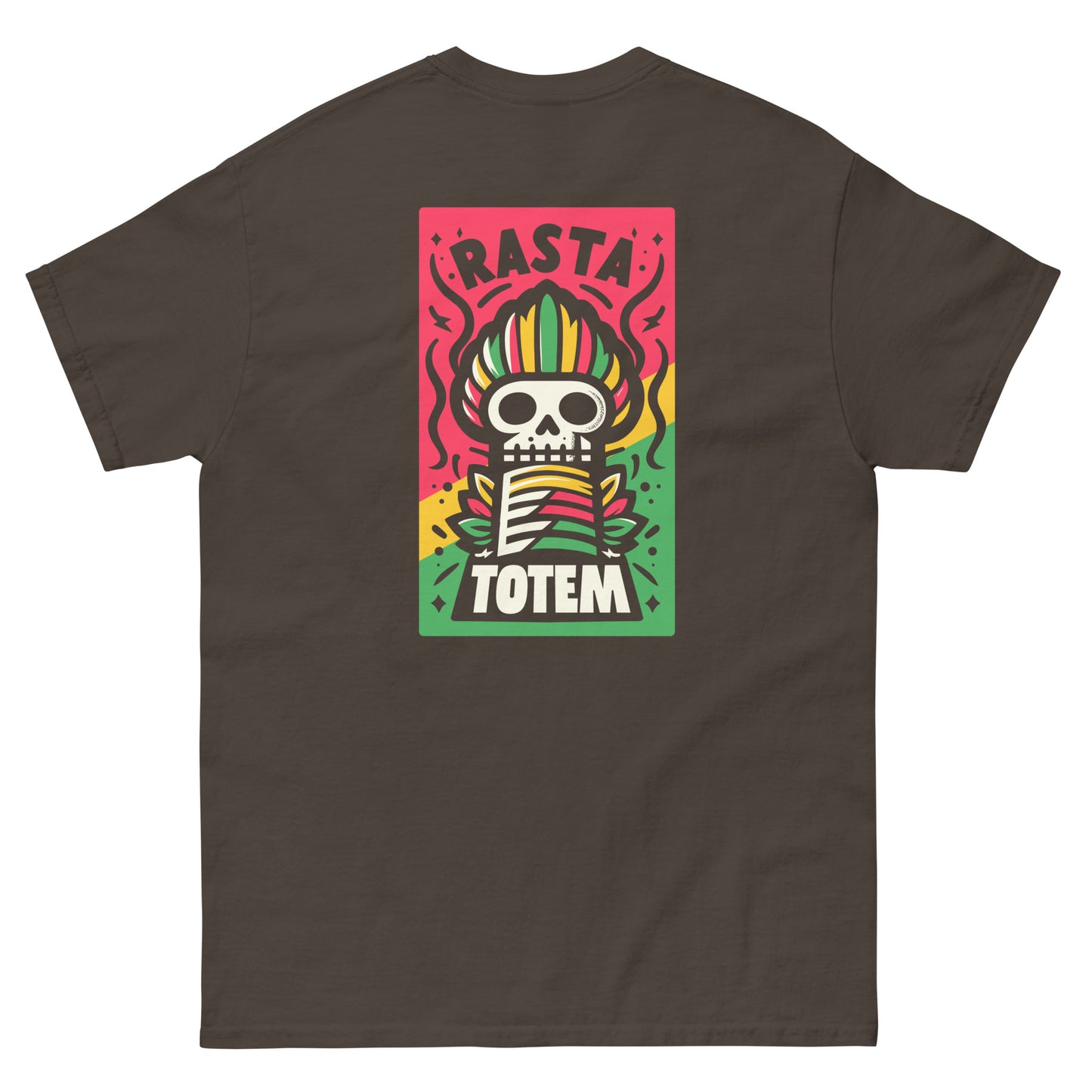 rasta-totem-reggae-t-shirt-dark-chocolate-back