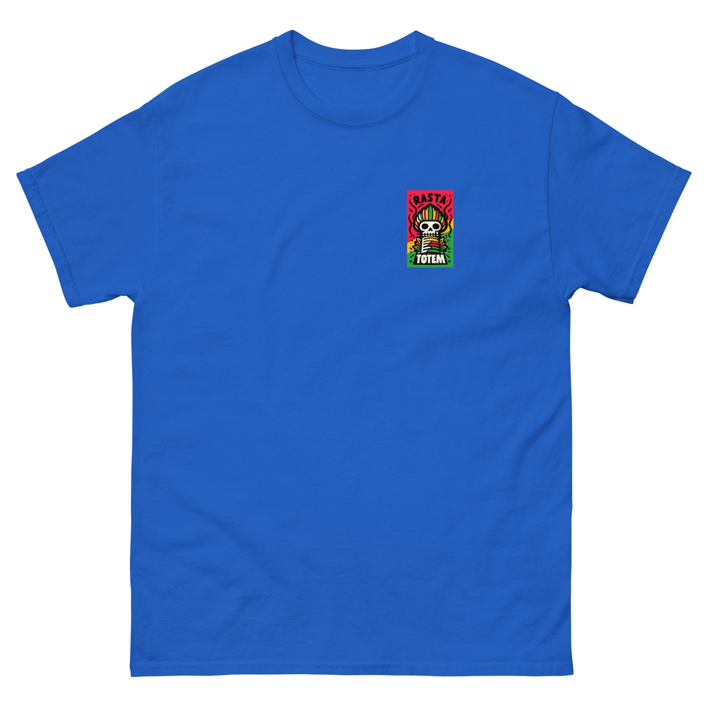 rasta-totem-reggae-t-shirt-royal-front