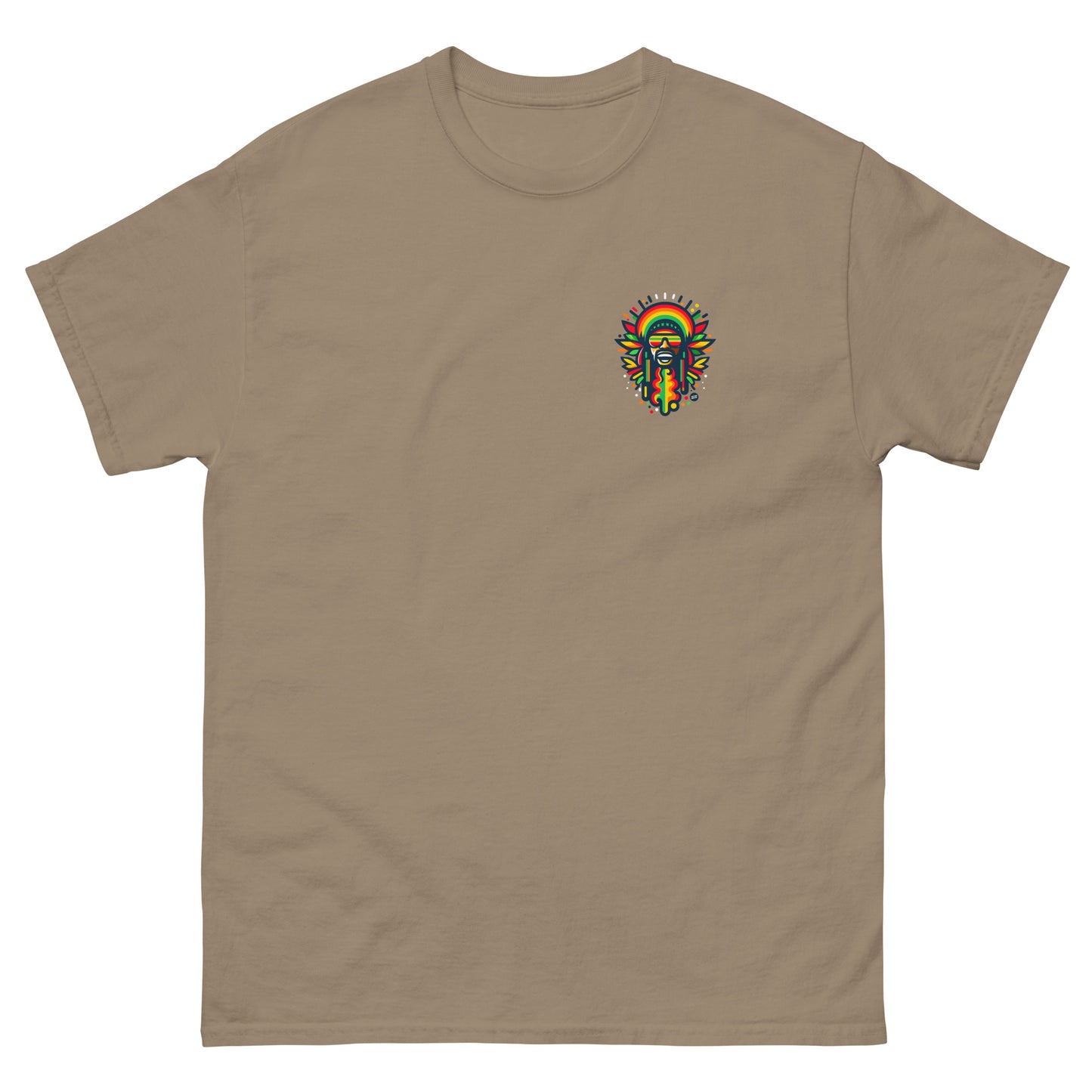 rasta-vibration-reggae-t-shirt-brown-savana-front
