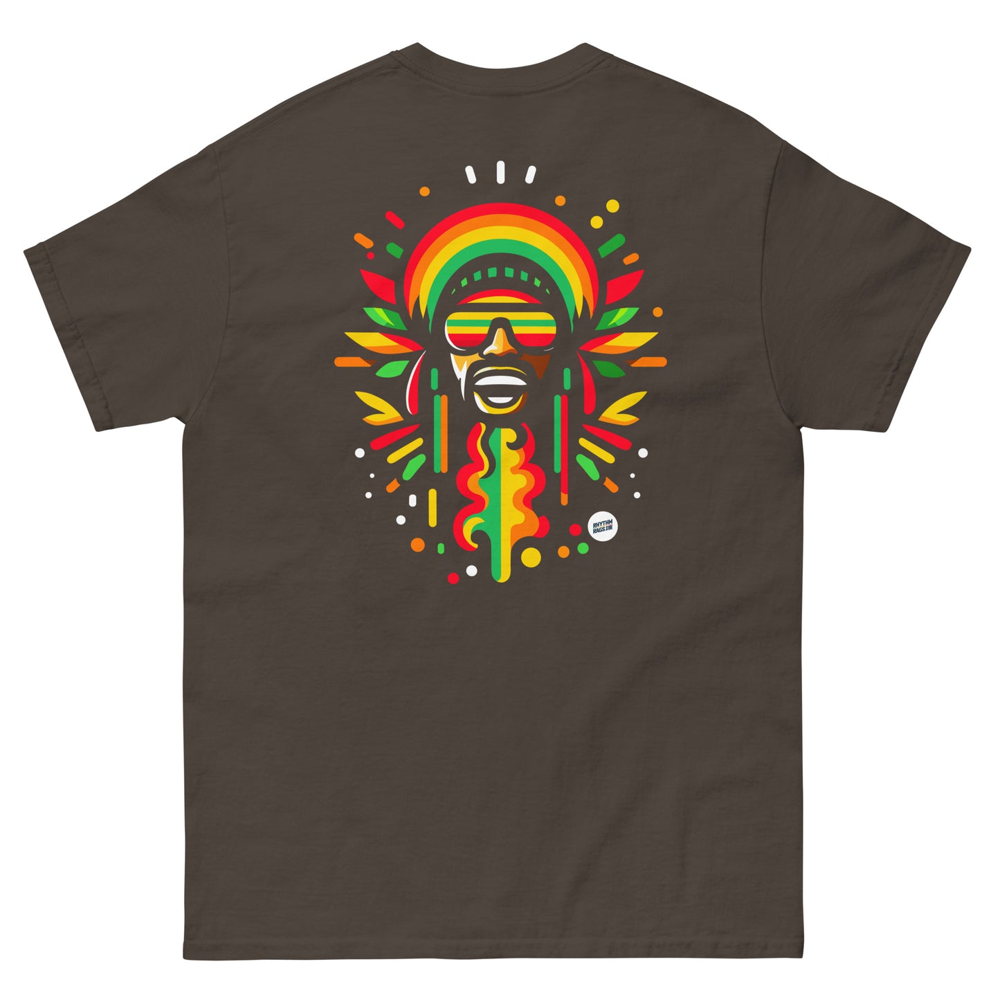 rasta-vibration-reggae-t-shirt-dark-chocolate-back