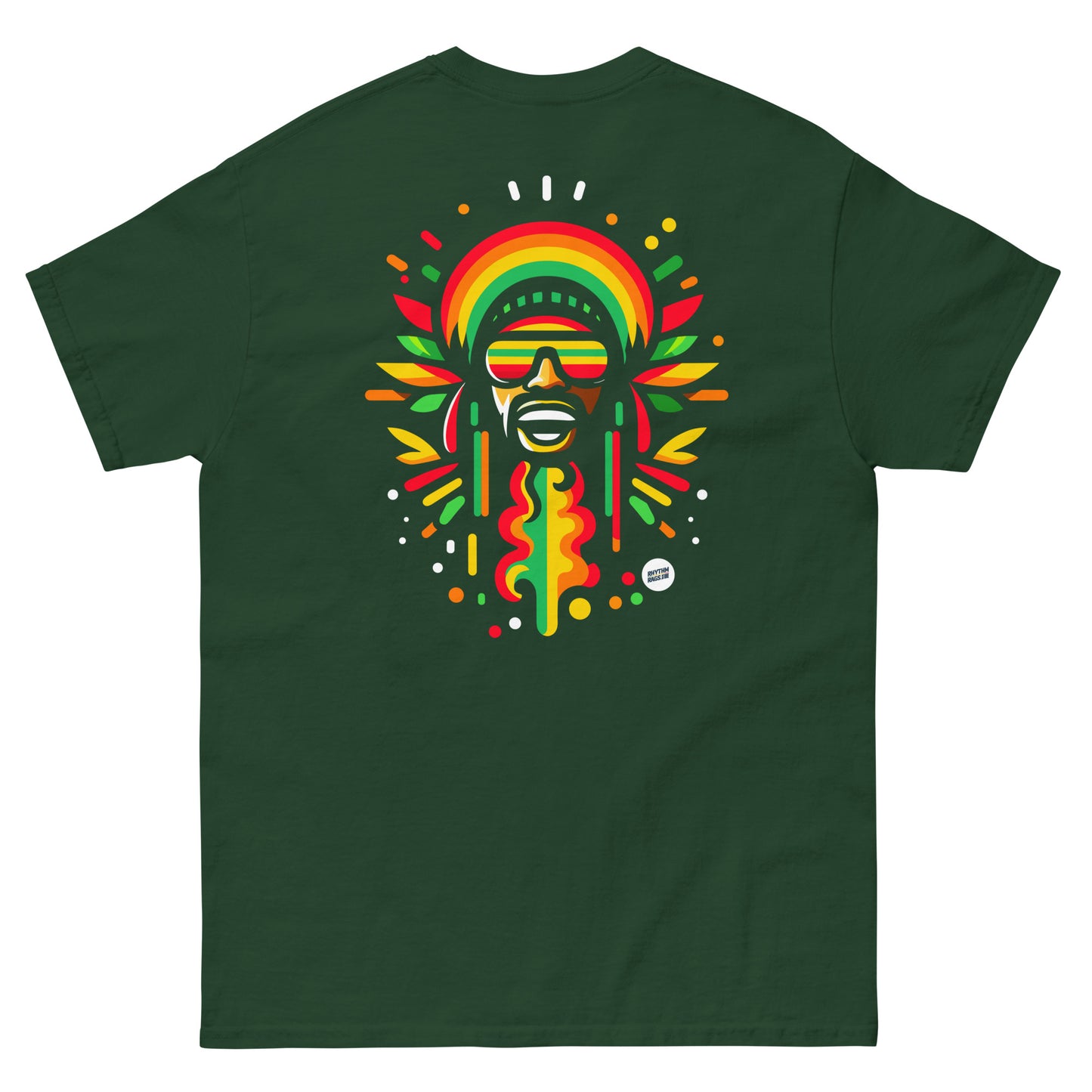 rasta-vibration-reggae-t-shirt-forest-green-back