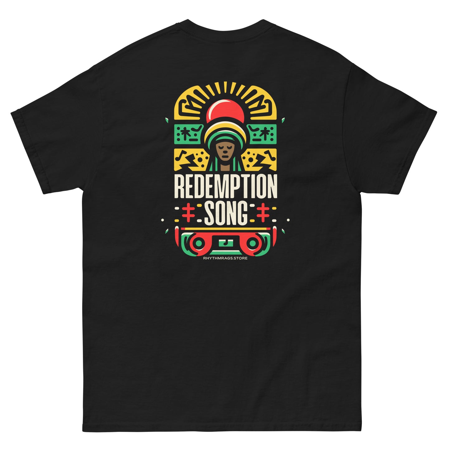 redemption-song-2-reggae-t-shirt-black-back