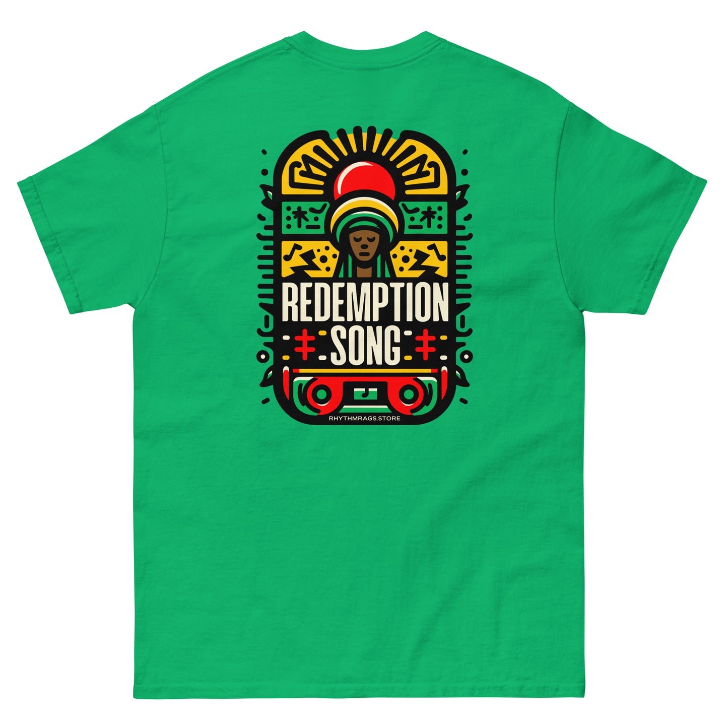 redemption-song-2-reggae-t-shirt-irish-green-back