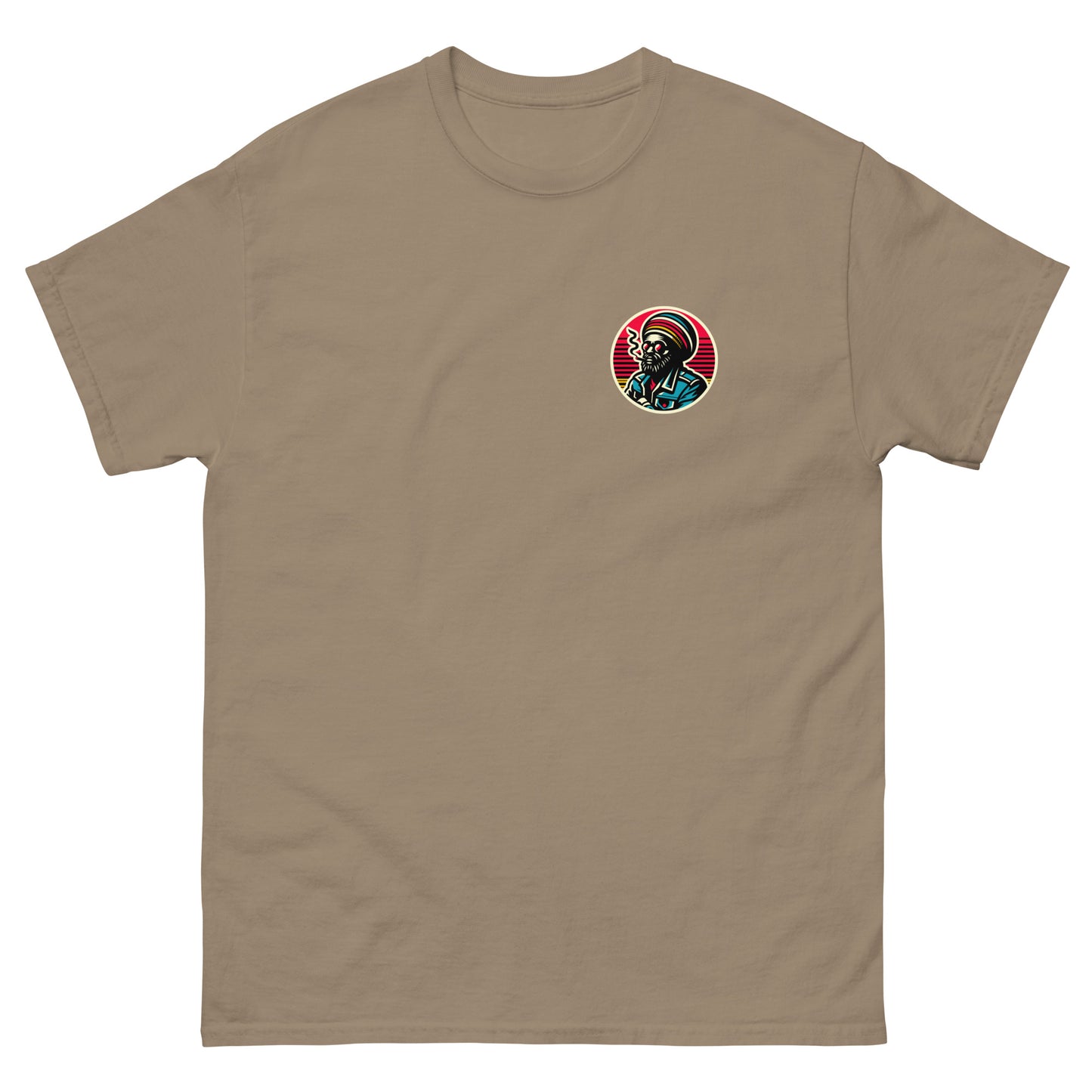 rockers-uptown-reggae-t-shirt-brown-savana-front