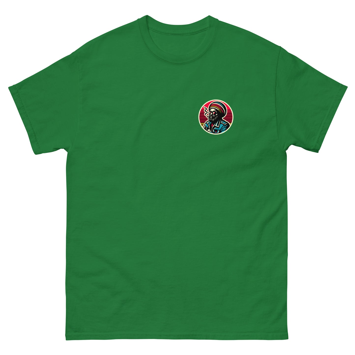 rockers-uptown-reggae-t-shirt-turf-green-front