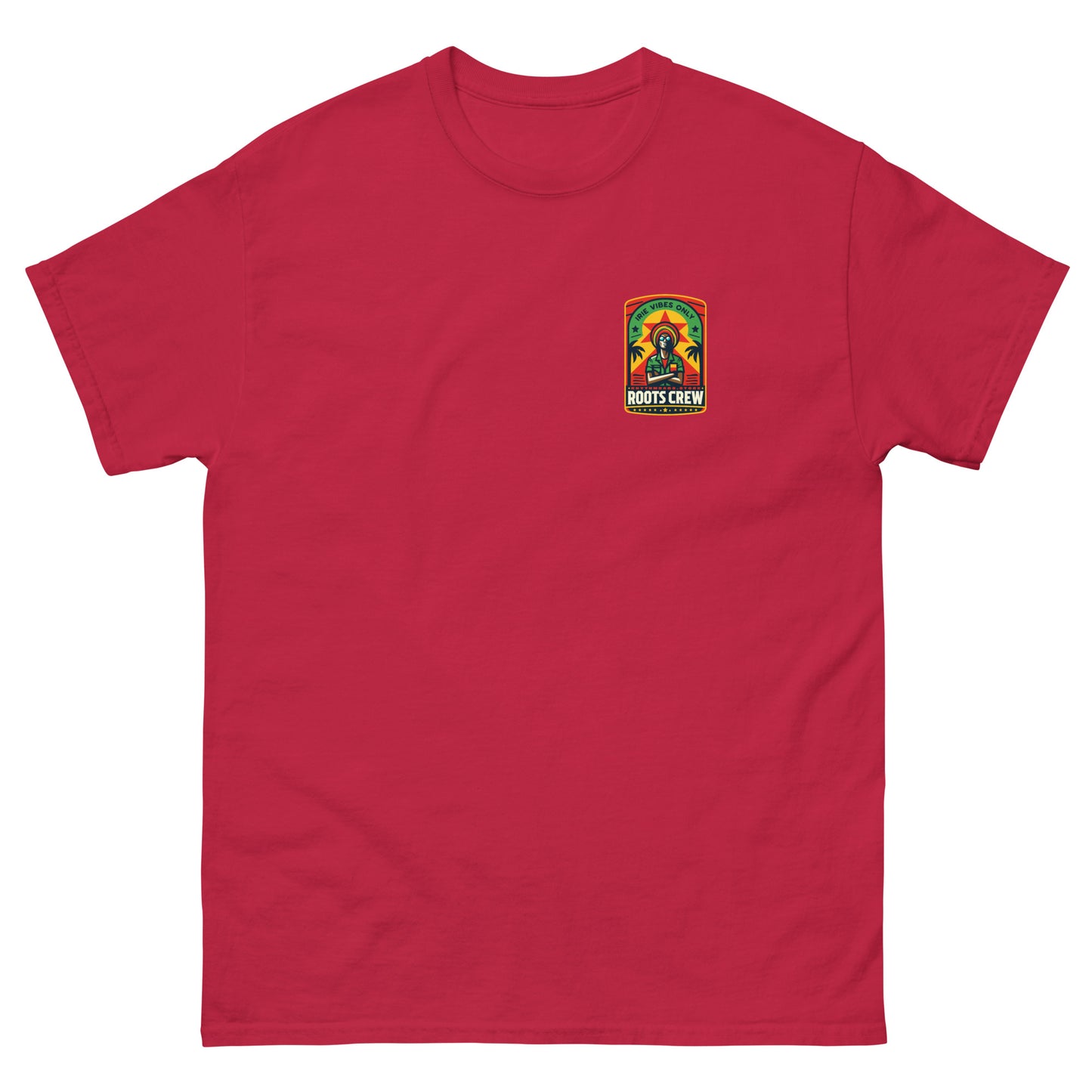 roots-crew-reggae-t-shirt-cardinal-front