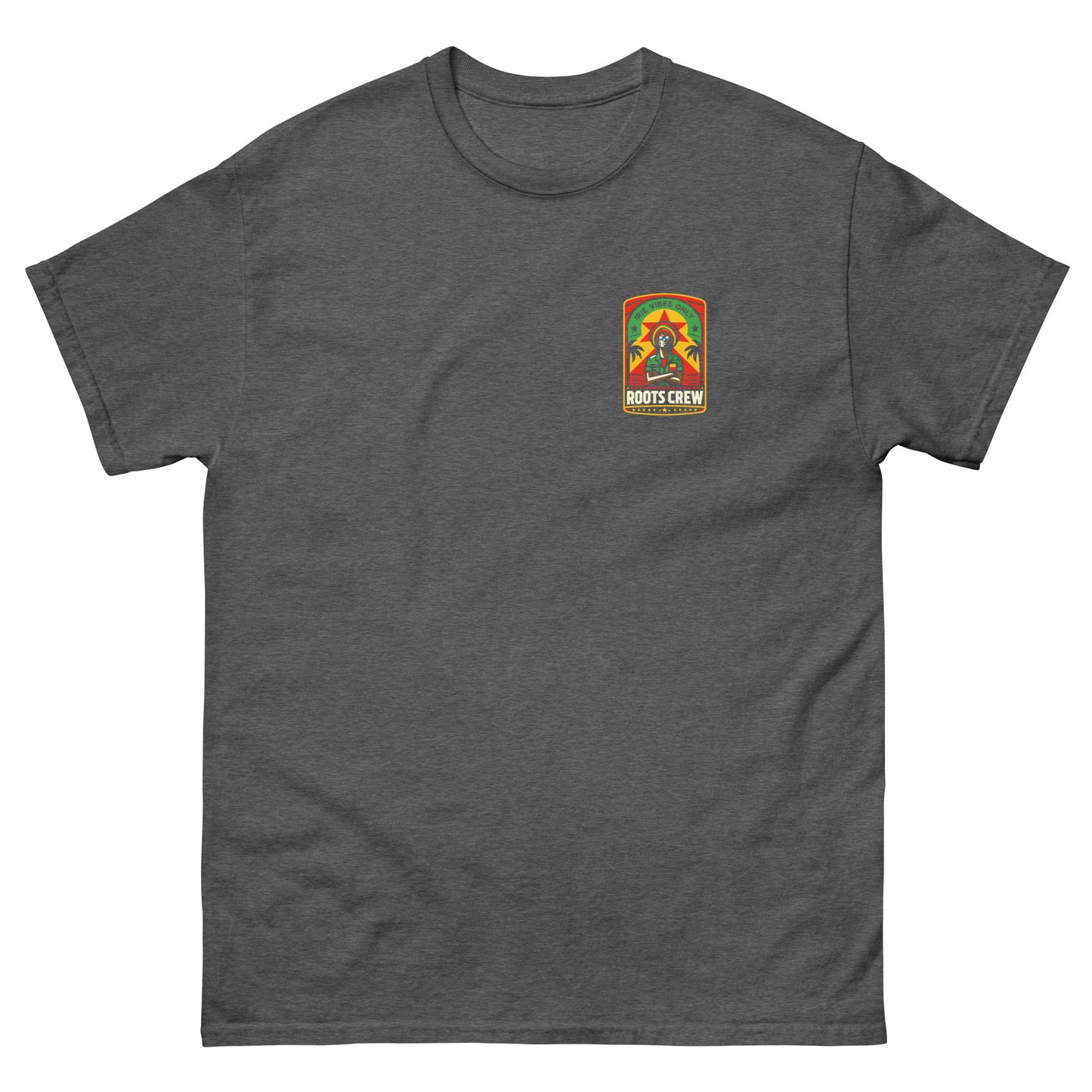 roots-crew-reggae-t-shirt-dark-heather-front