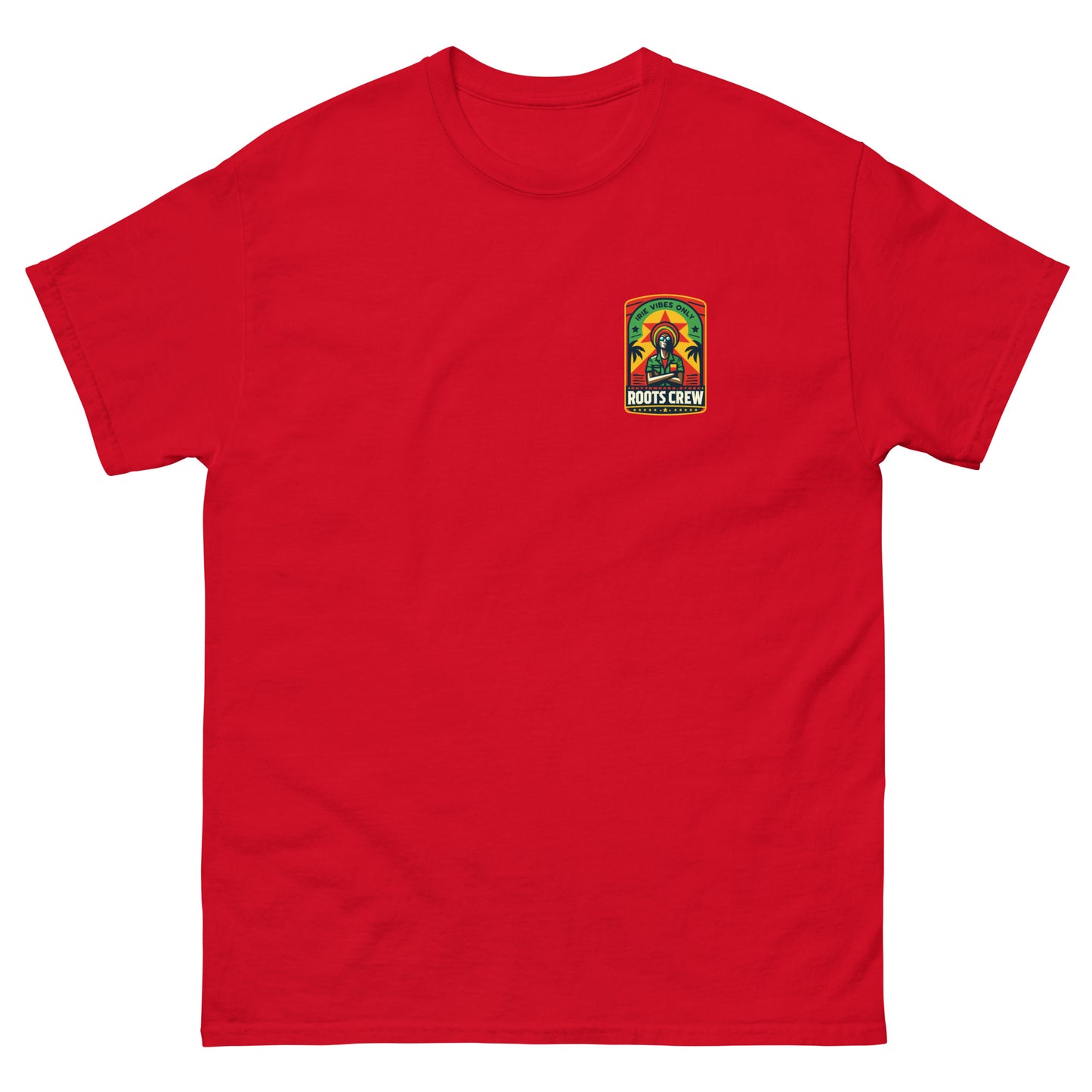 roots-crew-reggae-t-shirt-red-front