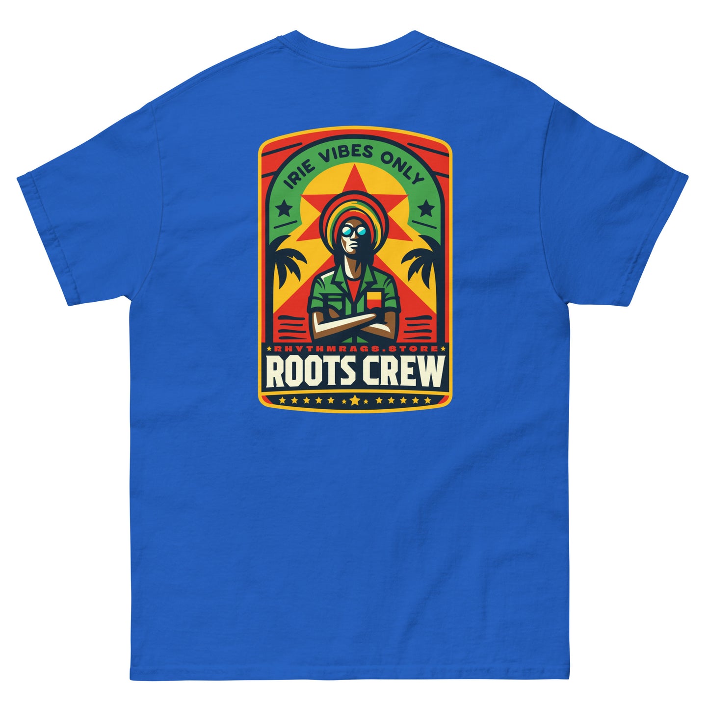 roots-crew-reggae-t-shirt-royal-back