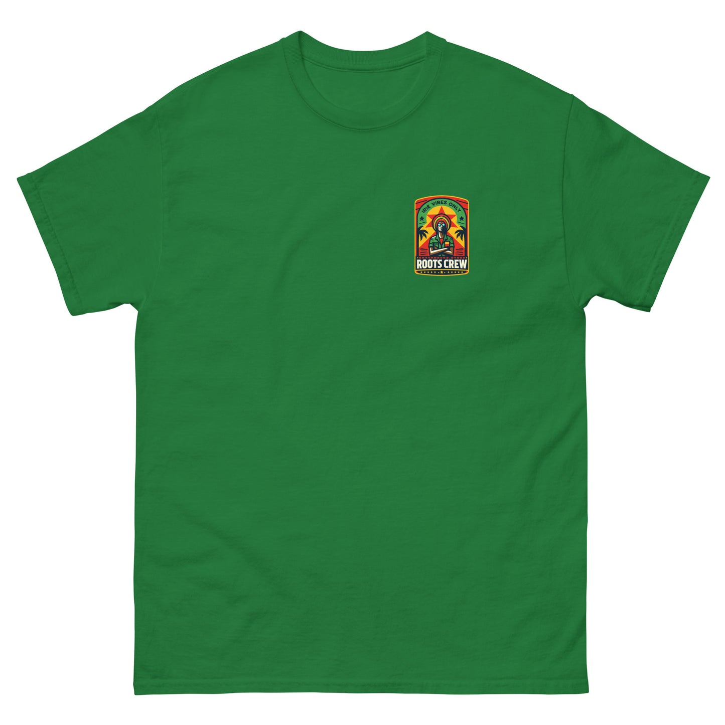 roots-crew-reggae-t-shirt-turf-green-front