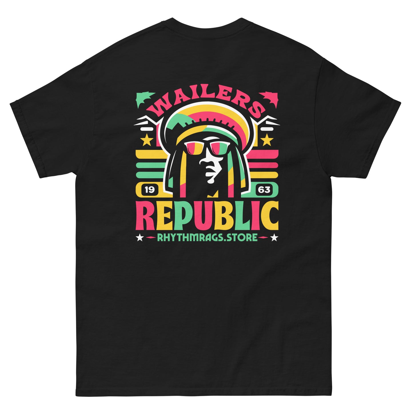 wailers-republic-reggae-t-shirt-black-back