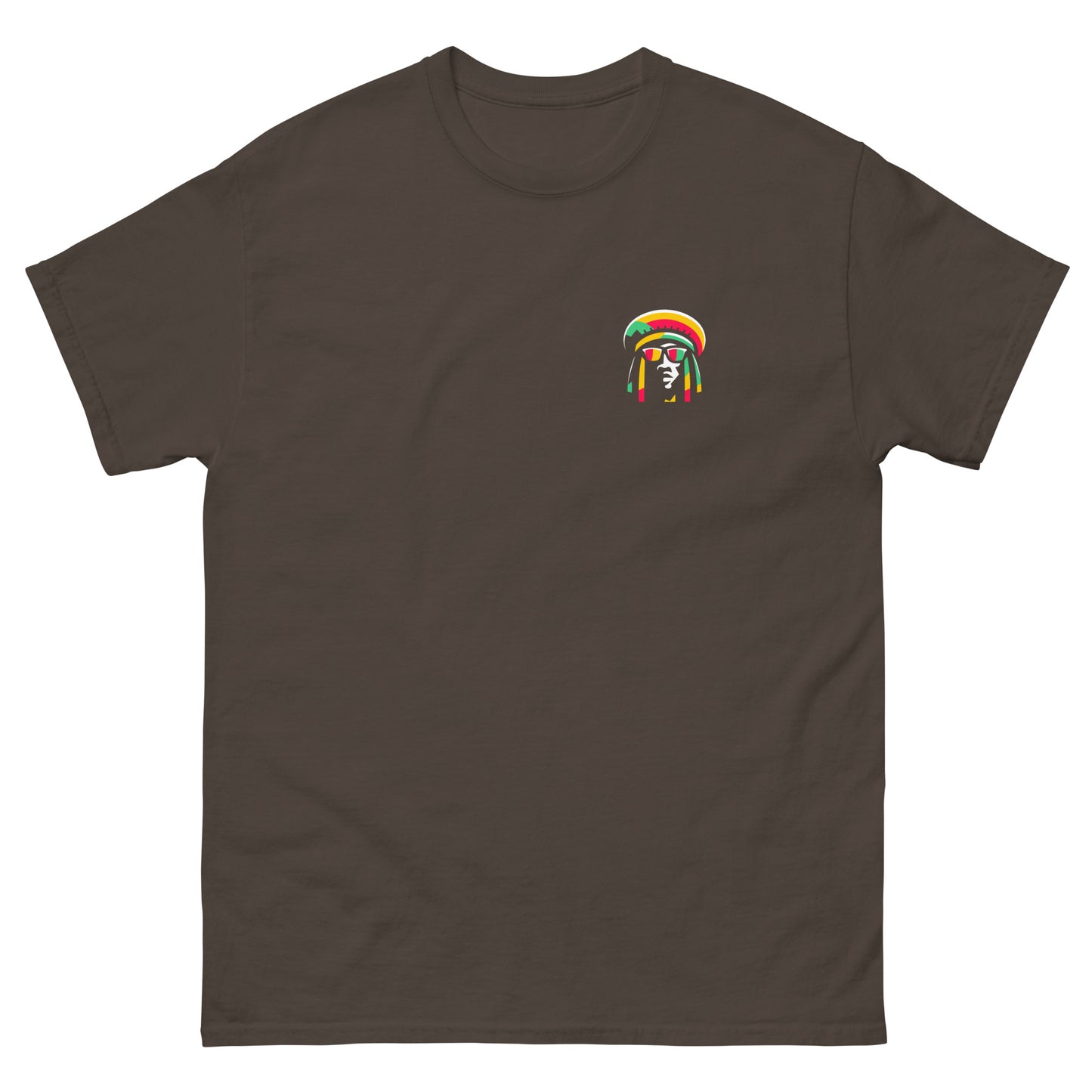 wailers-republic-reggae-t-shirt-dark-chocolate-front