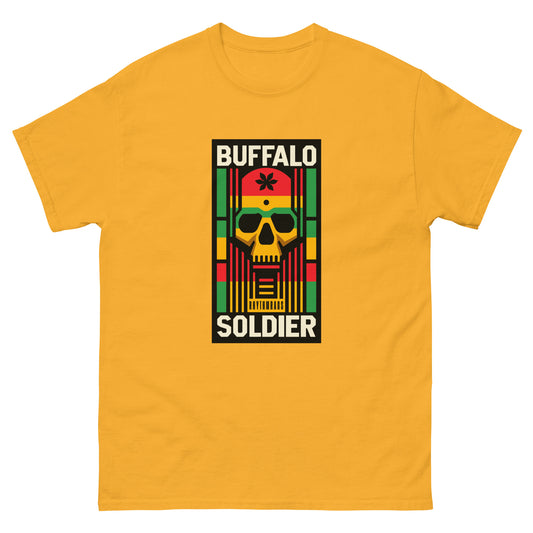 Buffalo-soldier-#3-reggae-t-shirt-gold