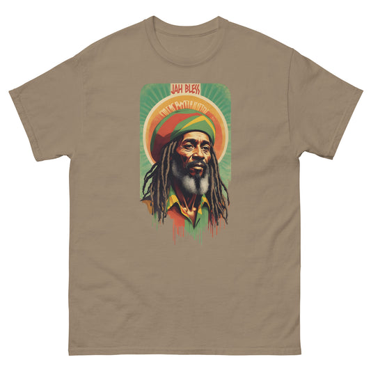 Jah-bless-legacy-reggae-t-shirt-brown-savana